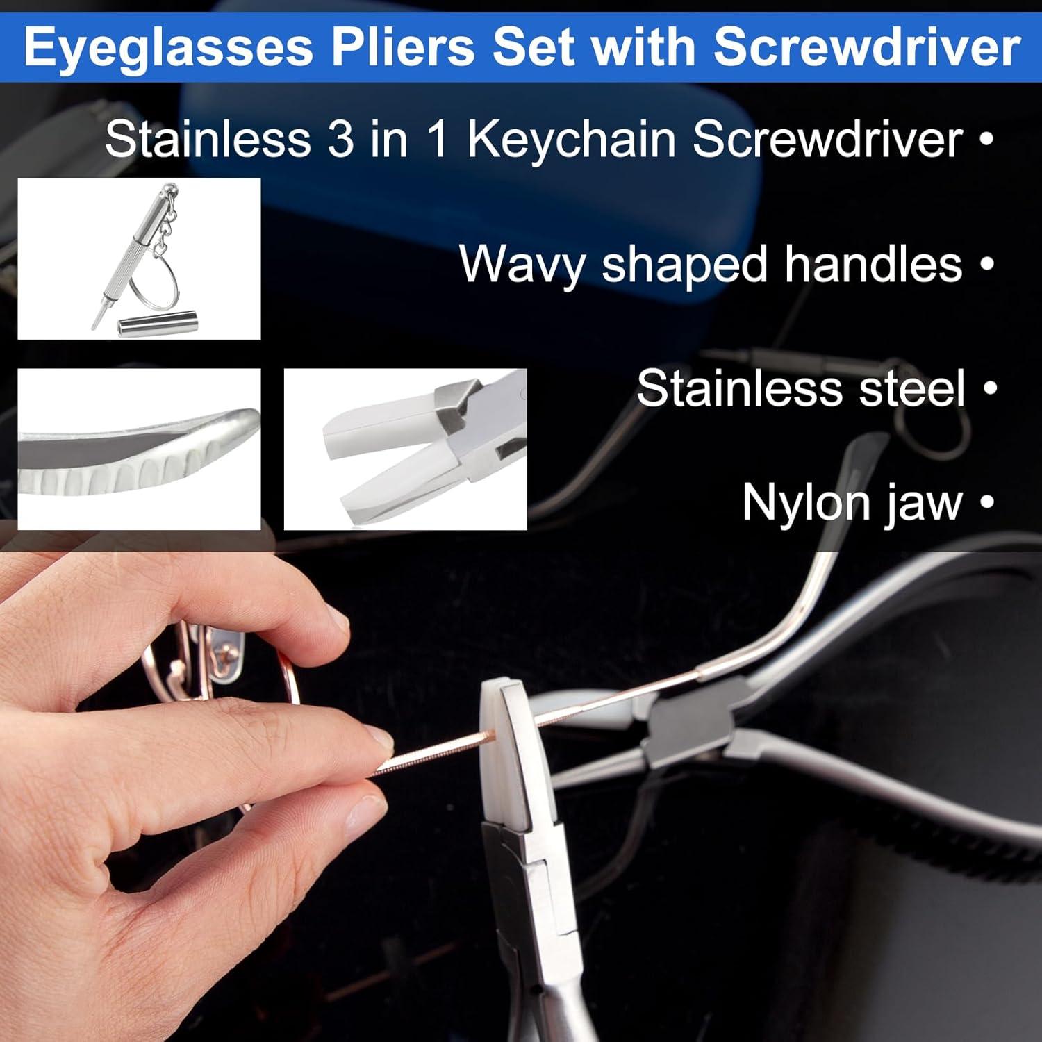 Juego de Alicates LEONTOOL para Gafas con Destornillador