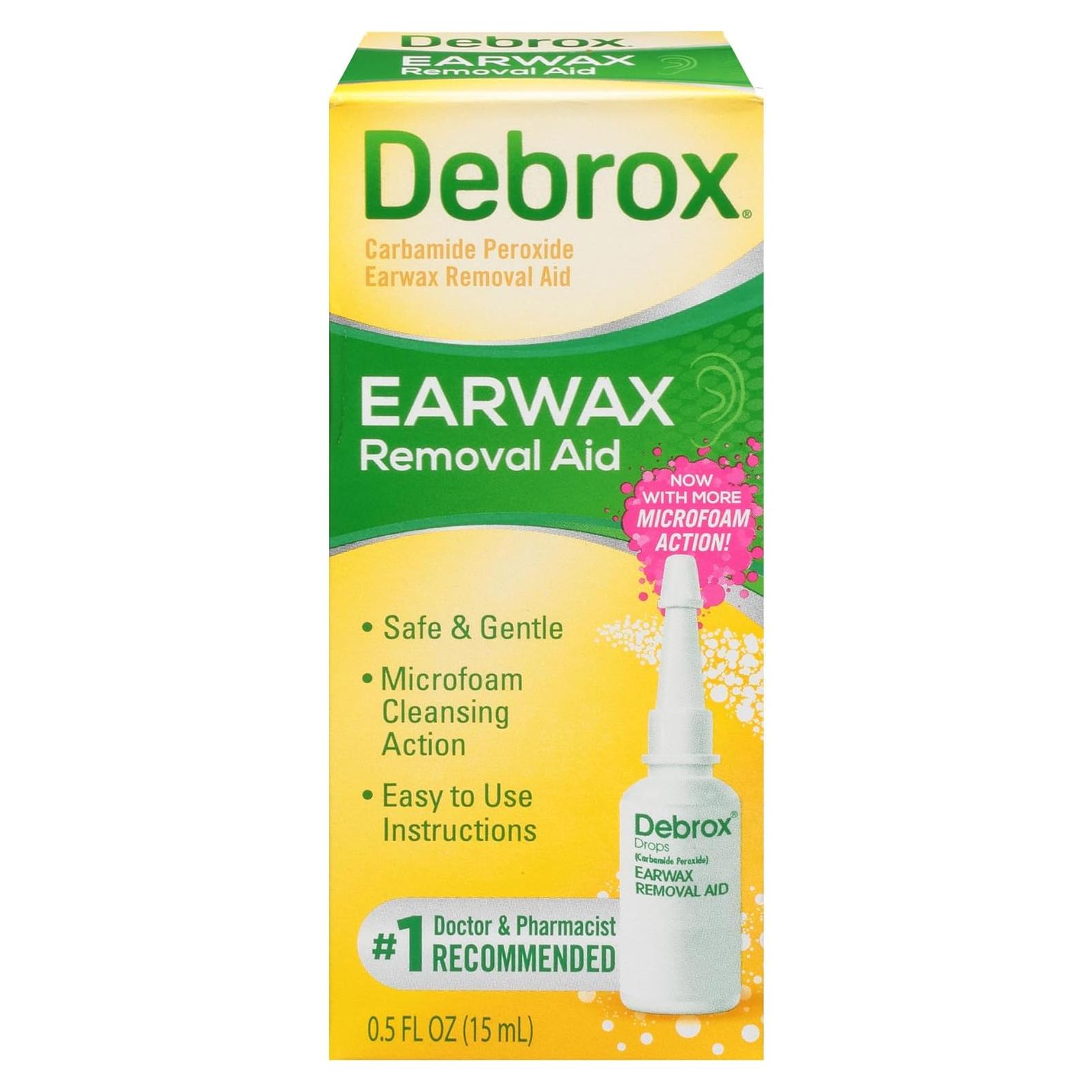 Debrox Gotas Eliminación Cerumen 15 ml Microespuma
