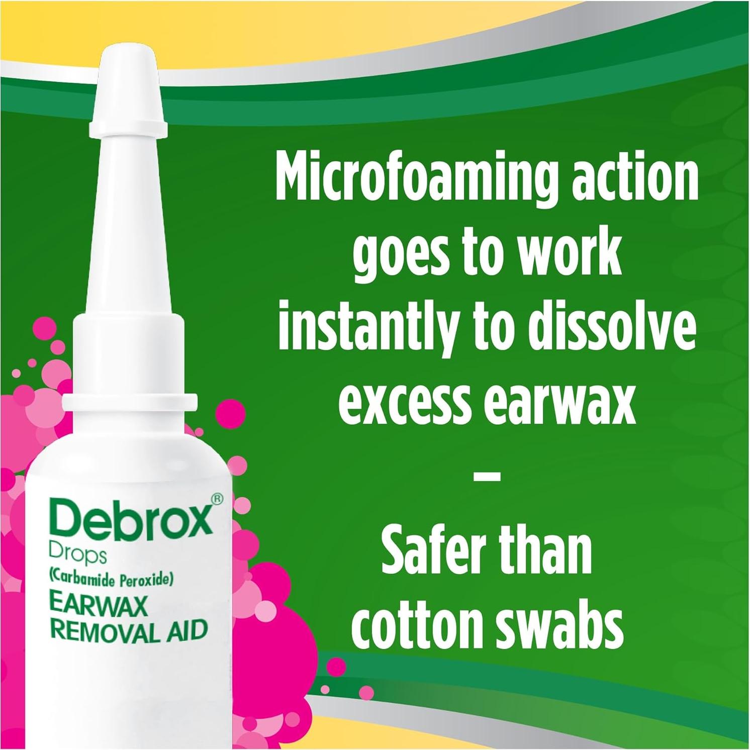 Debrox Gotas Eliminación Cerumen 15 ml Microespuma