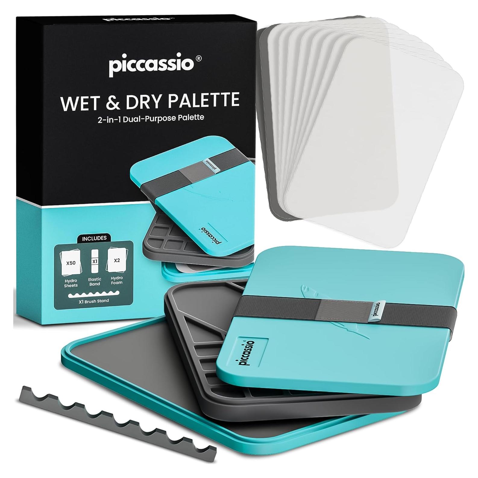 Paleta Húmeda Piccassio 3 en 1 para Pintura Miniaturas