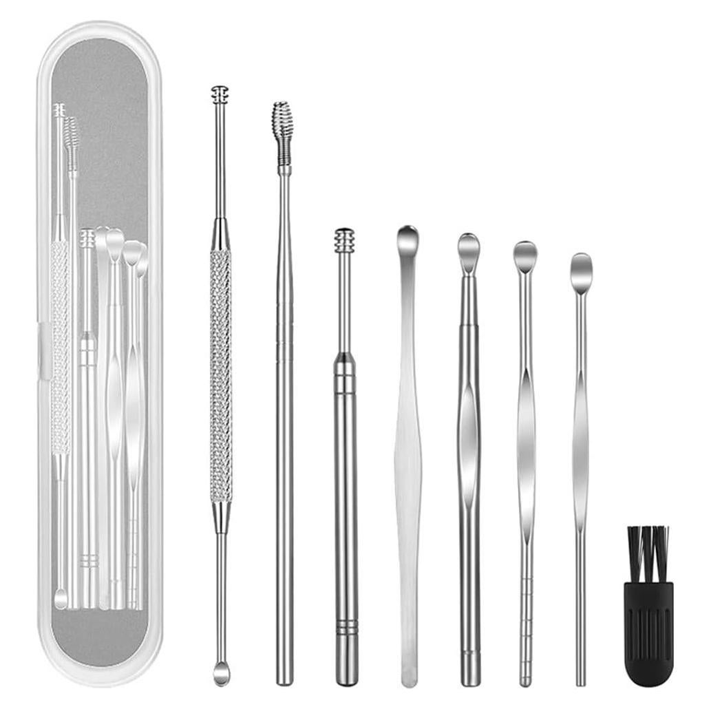 Kit de 8 Herramientas de Limpieza de Oídos Geengle