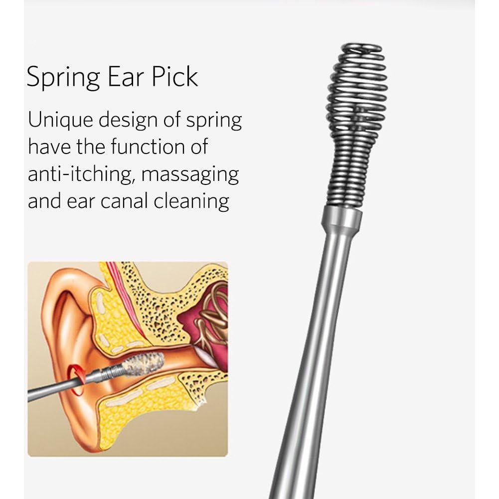 Kit de 8 Herramientas de Limpieza de Oídos Geengle