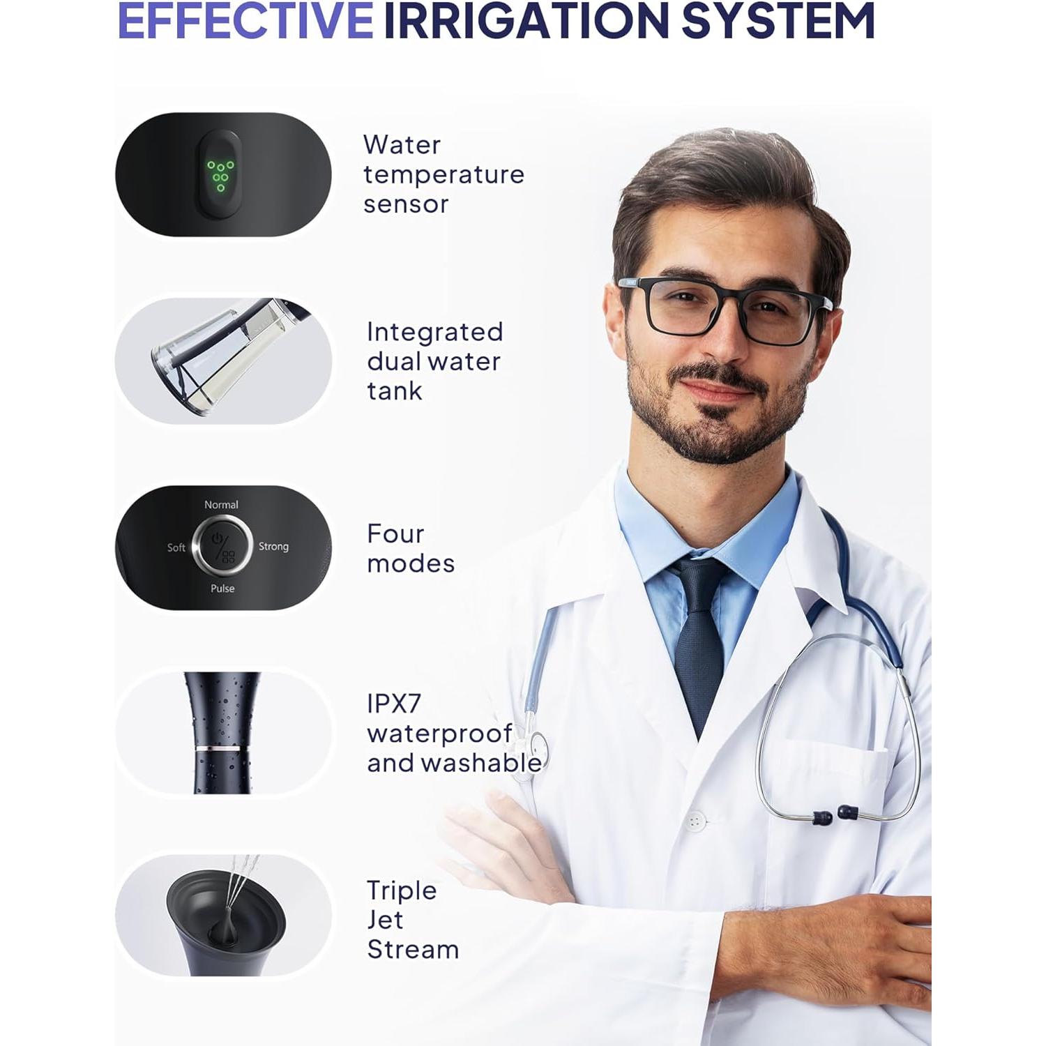 Limpiador de Oídos Eléctrico KAUGIC CSJ-001 Negro IPX7