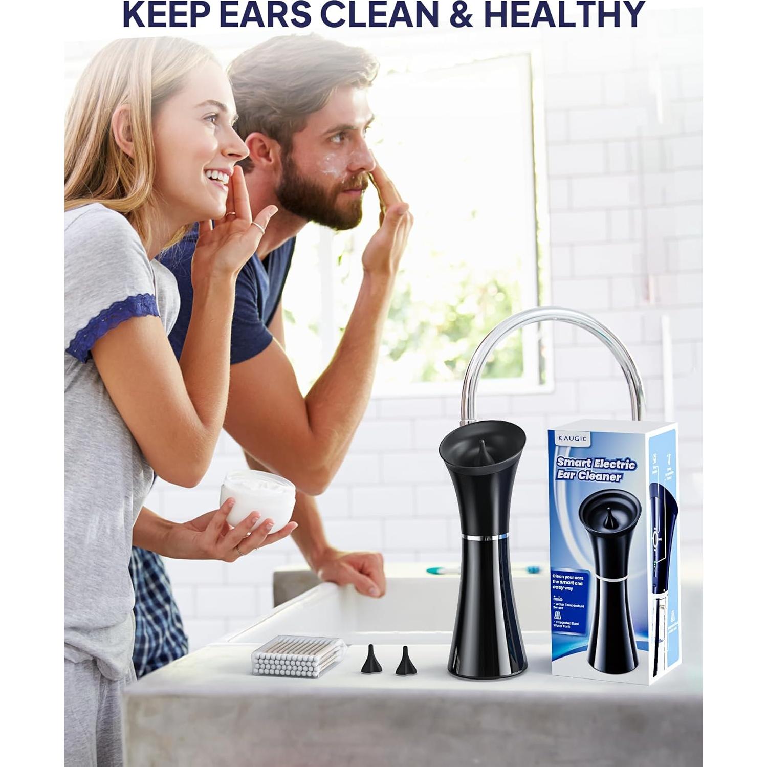 Limpiador de Oídos Eléctrico KAUGIC CSJ-001 Negro IPX7