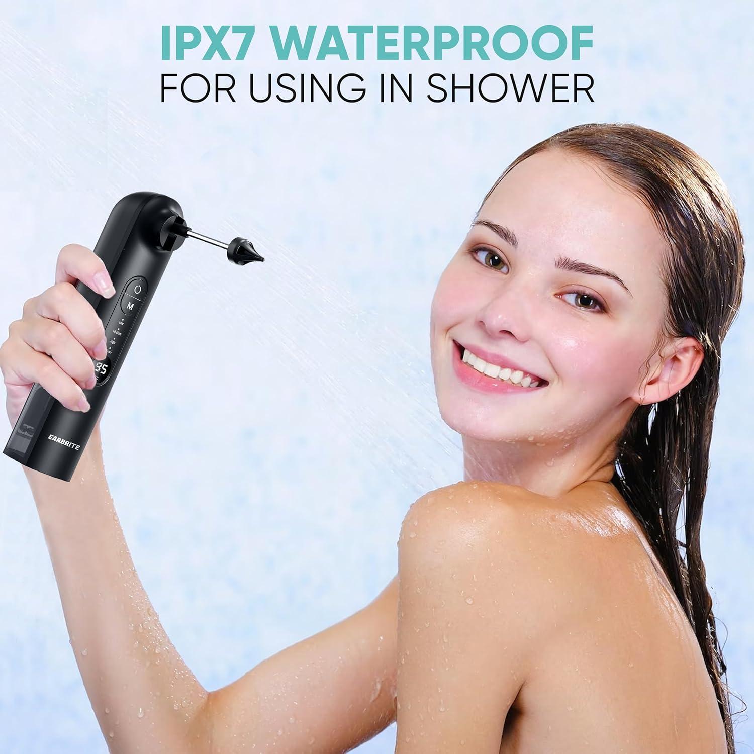 Kit de Limpieza de Oídos Eléctrico EarBrite - Irrigador Profesional