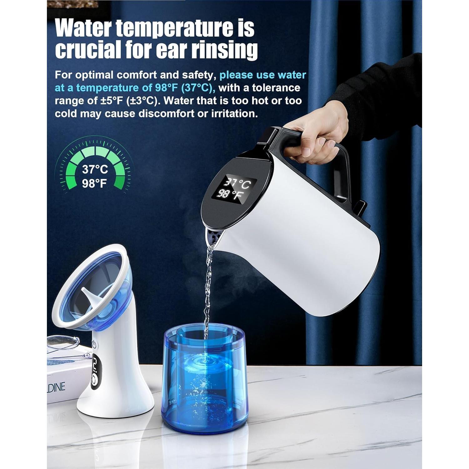 Limpiador de Oídos Eléctrico MAOEVER EarBayern IPX7 Azul