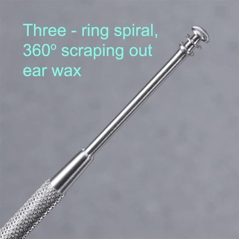 Cuchara de acero inoxidable Luxxii para oídos - Paquete de 2