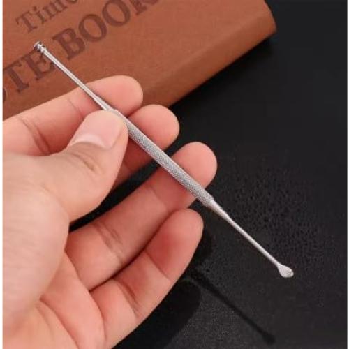 Cuchara de acero inoxidable Luxxii para oídos - Paquete de 2