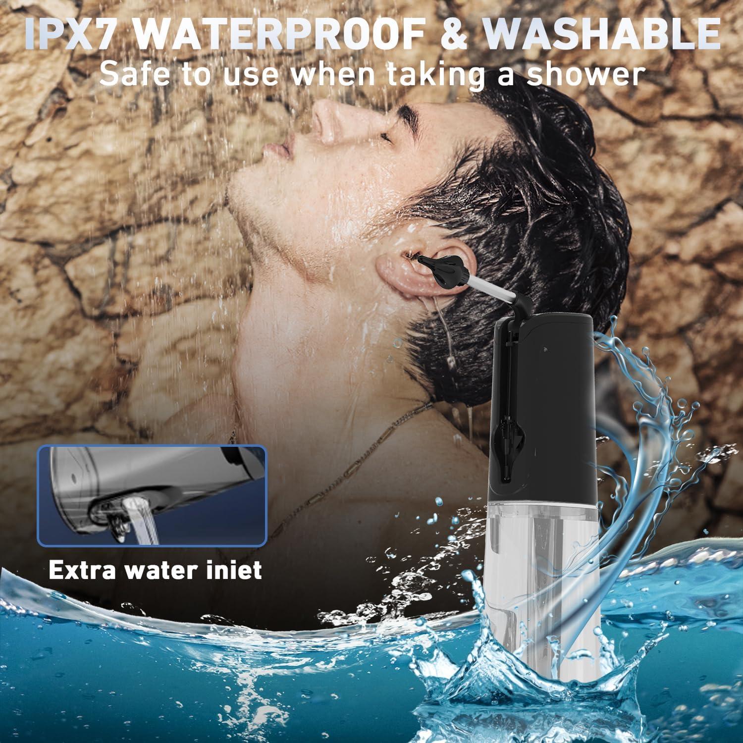 Kit Eléctrico de Limpieza de Oídos Jura IPX7 8 Piezas