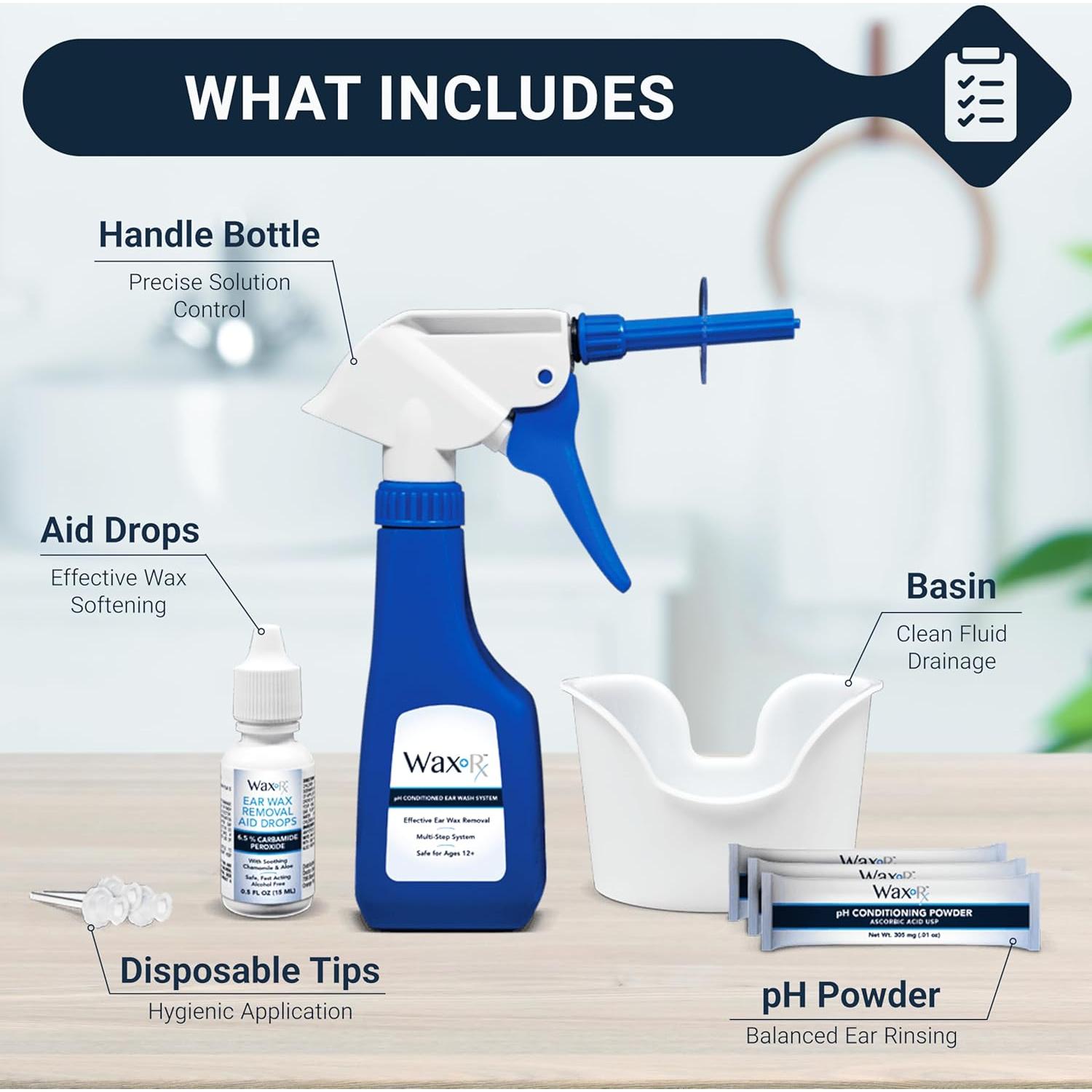 Sistema de lavado de oídos Wax-Rx Doctor Easy 450 ml