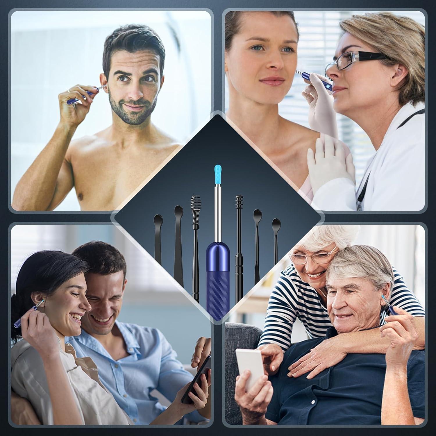 Limpiador de Oídos LENGIN X6 con Cámara 1080P y 6 Cucharas