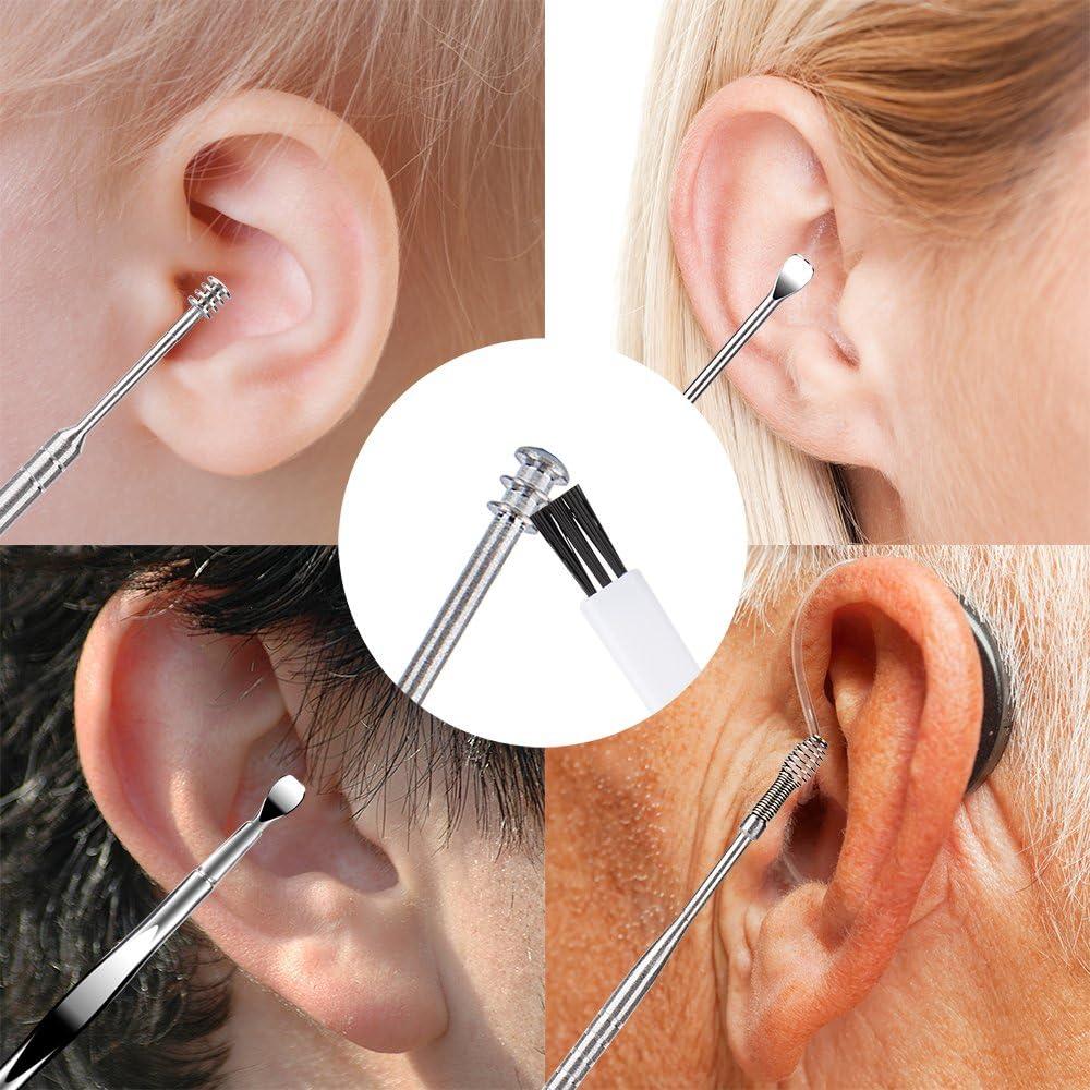 Juego de 7 Piezas Removedor de Cerumen BetyBedy Acero Inoxidable