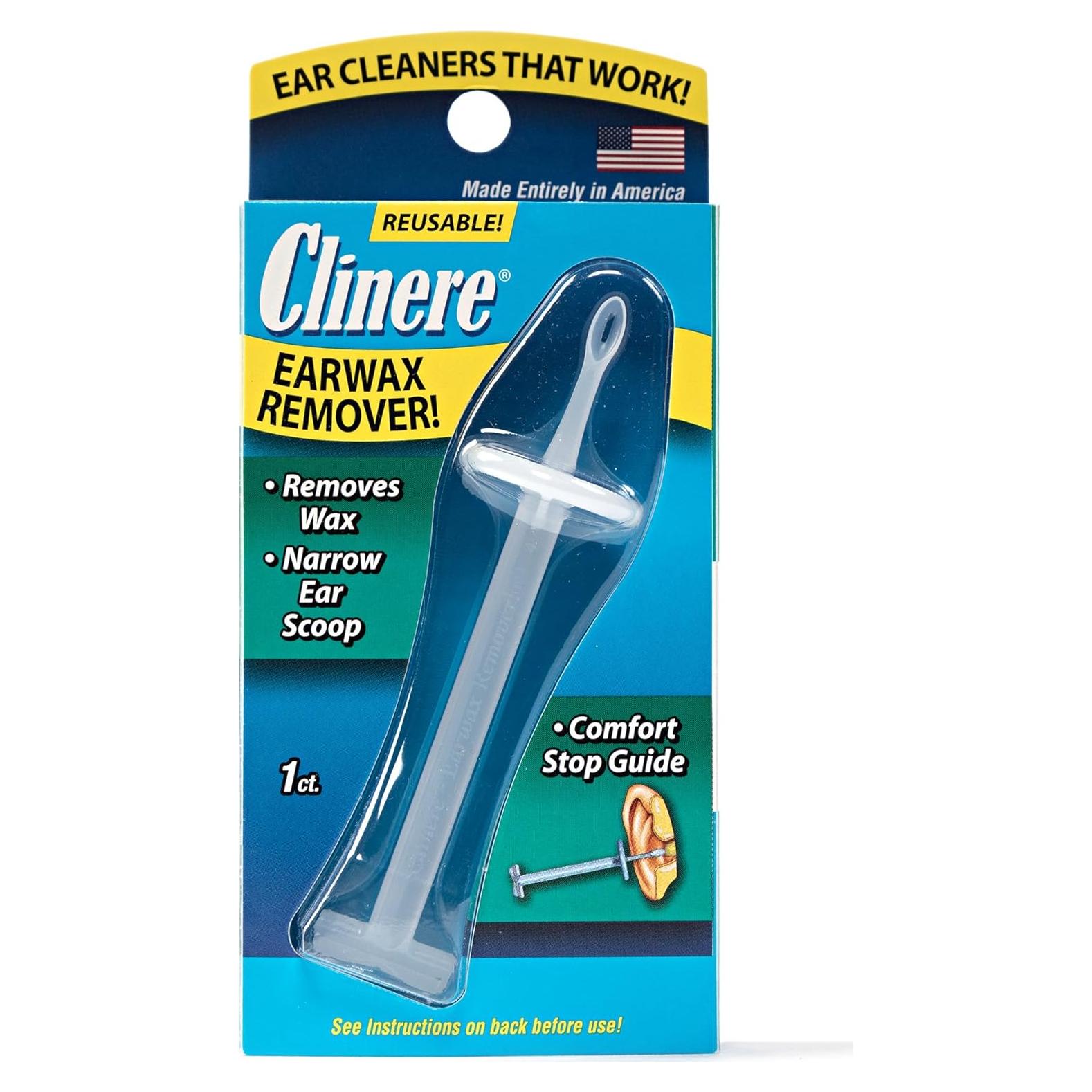 Limpiador de Oídos Clinere Reutilizable con Guía de Comodidad