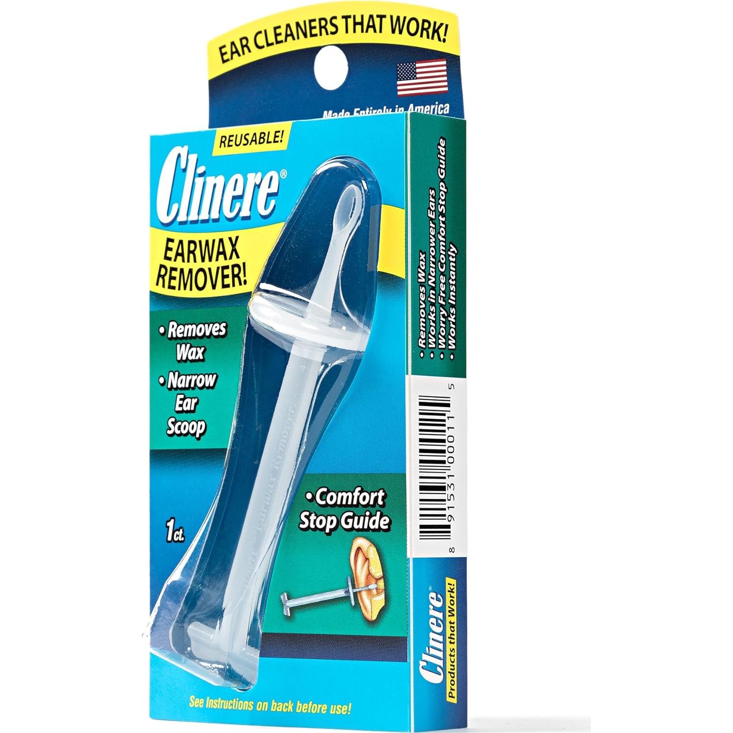 Limpiador de Oídos Clinere Reutilizable con Guía de Comodidad
