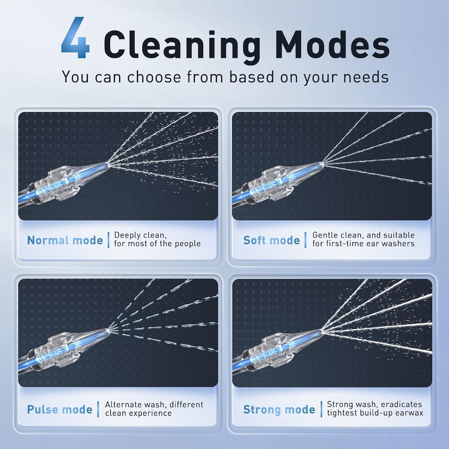 Sistema de Limpieza de Oídos Eléctrico Lebbtl W60-N con Cámara 1080P