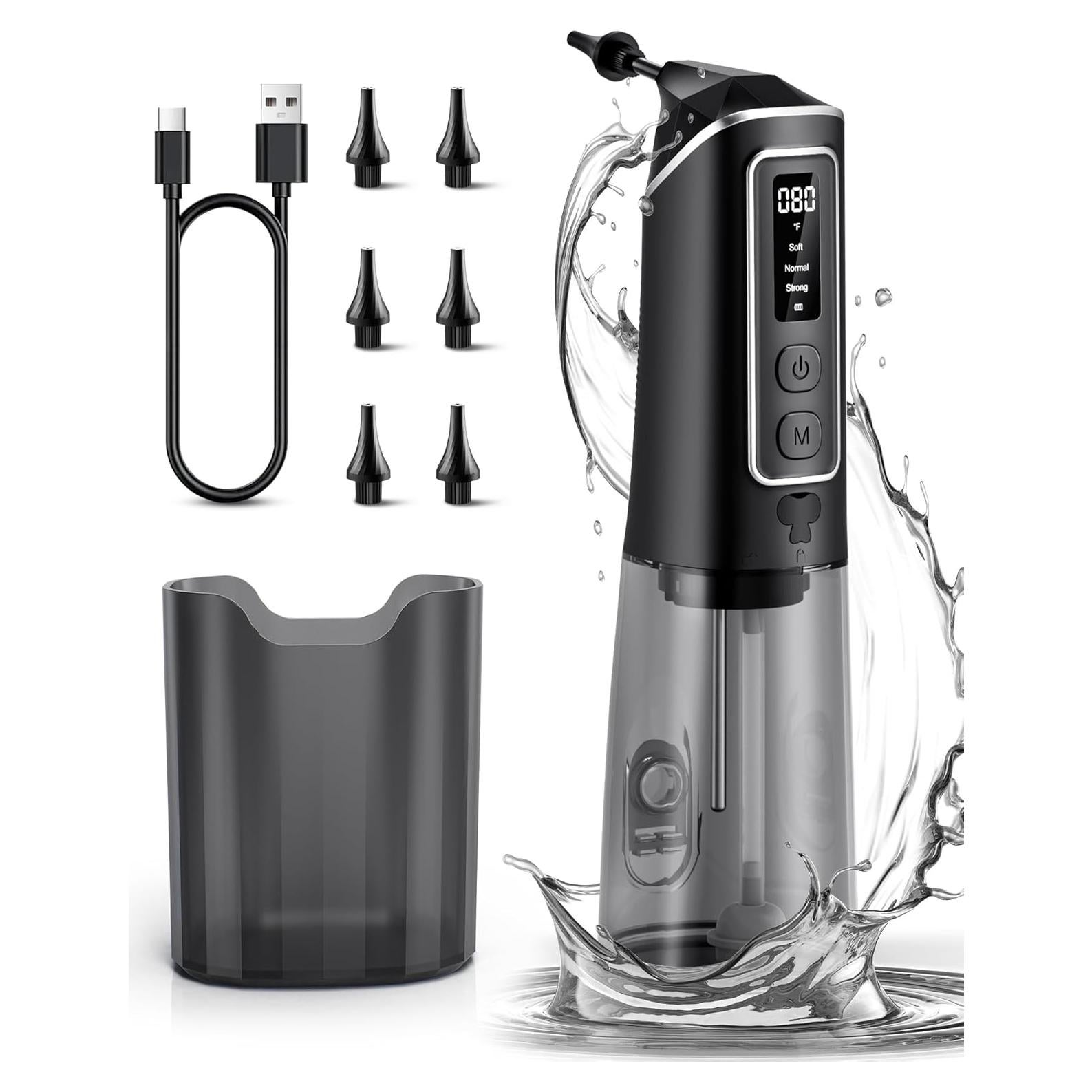 ONLYCARE Kit Eliminación Cerumen Eléctrico Negro 8,89x6,35cm