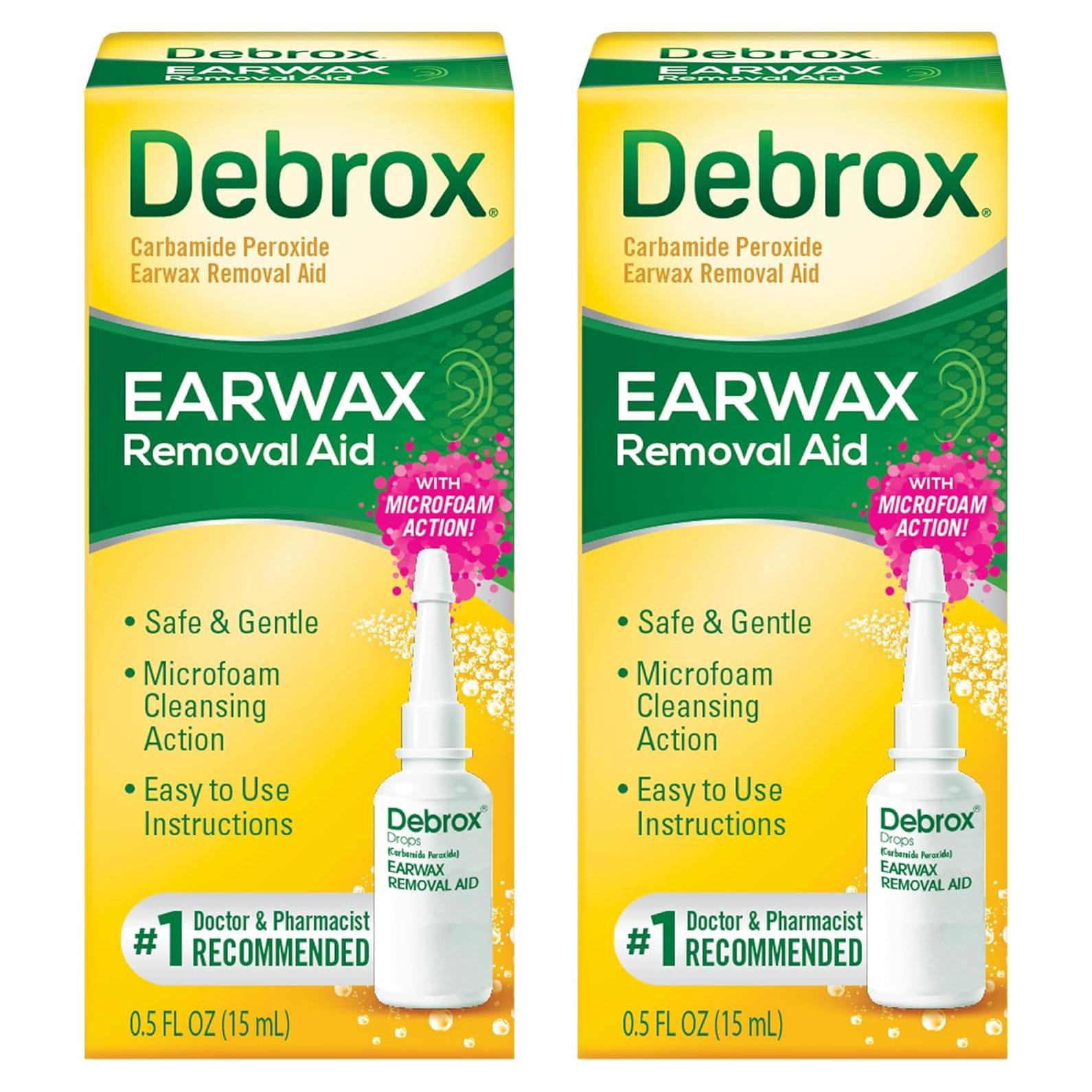 Debrox Gotas Eliminación Cerumen 15 ml Paquete de 2