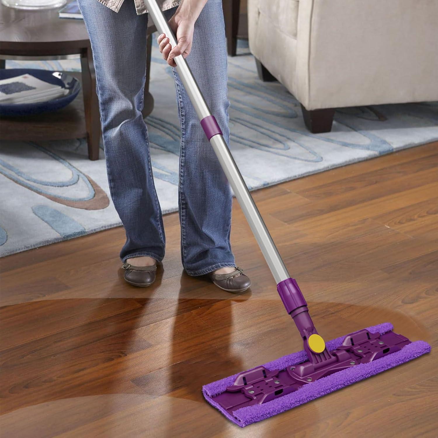 Mop de Suelo ITTAR 40 cm Profesional con 5 Paños Reutilizables