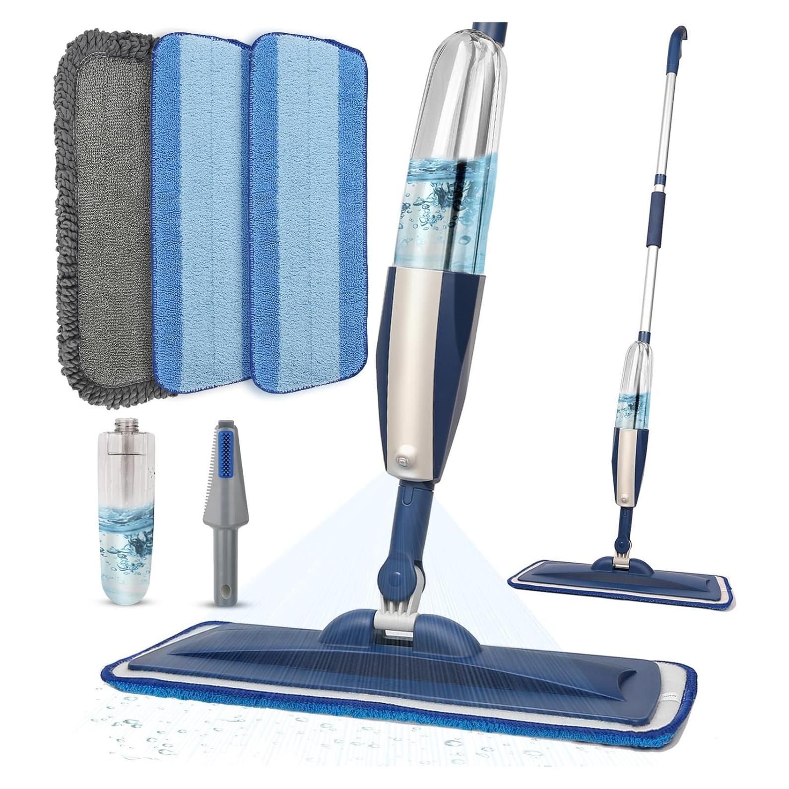 Mopa de Spray Húmedo Zoonlion con Botella 414 ml y 3 Almohadillas