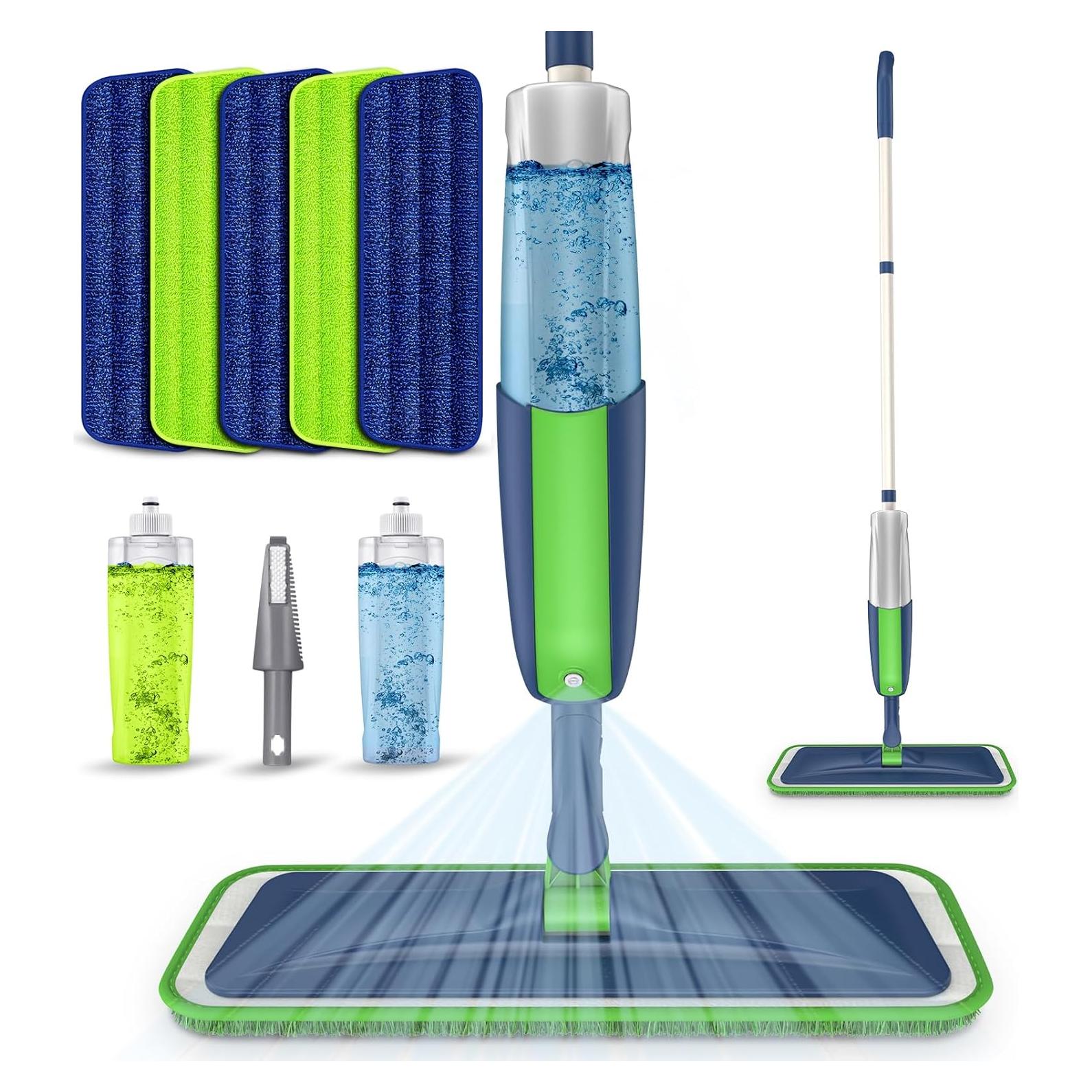 Mopa rociadora MEXERRIS con 5 almohadillas lavables 410ML