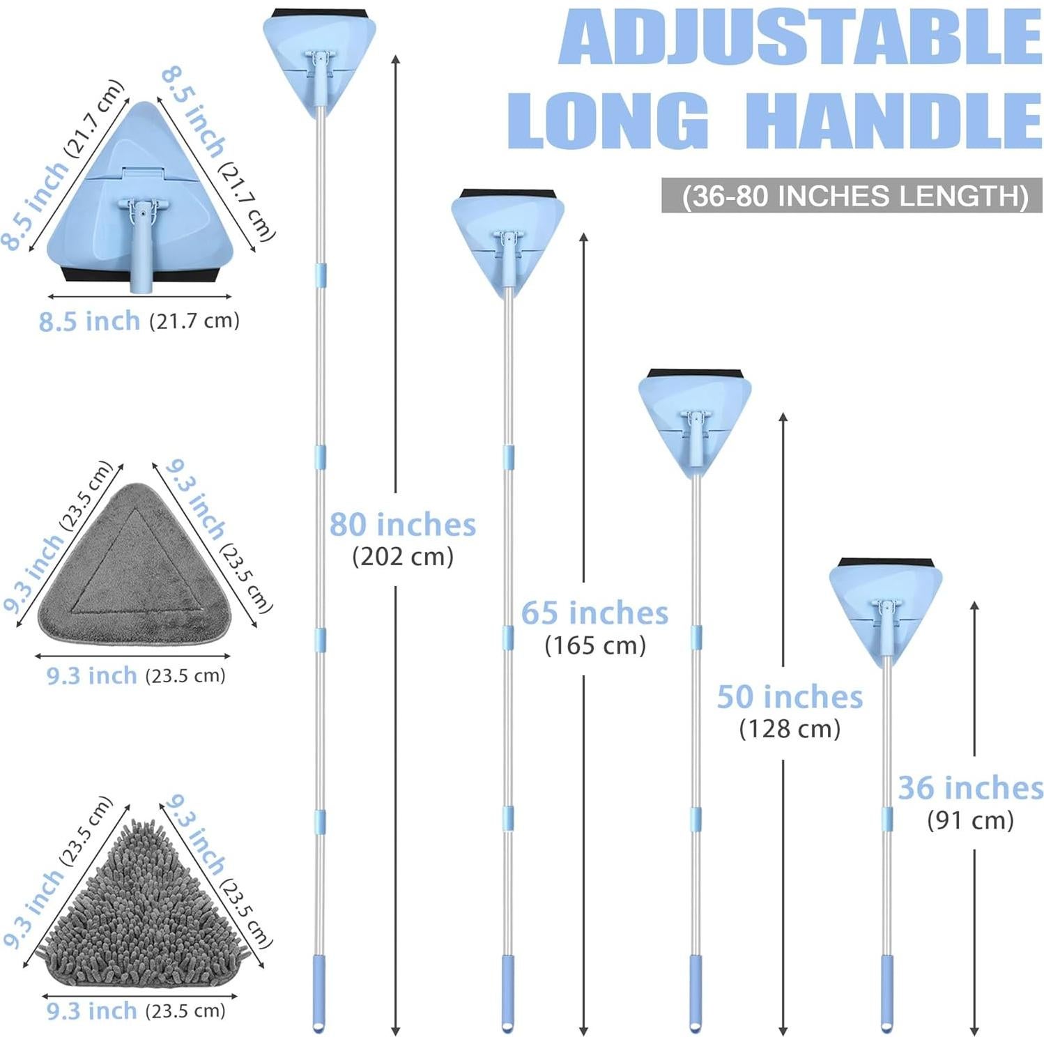 Limpiador de Pared NEWE con Mango de 203 cm y Trapeador