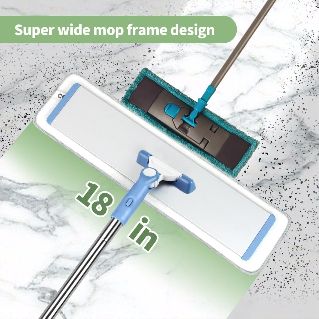 Sistema de limpieza mopas microfibra CQT 45,72 cm con 4 almohadillas