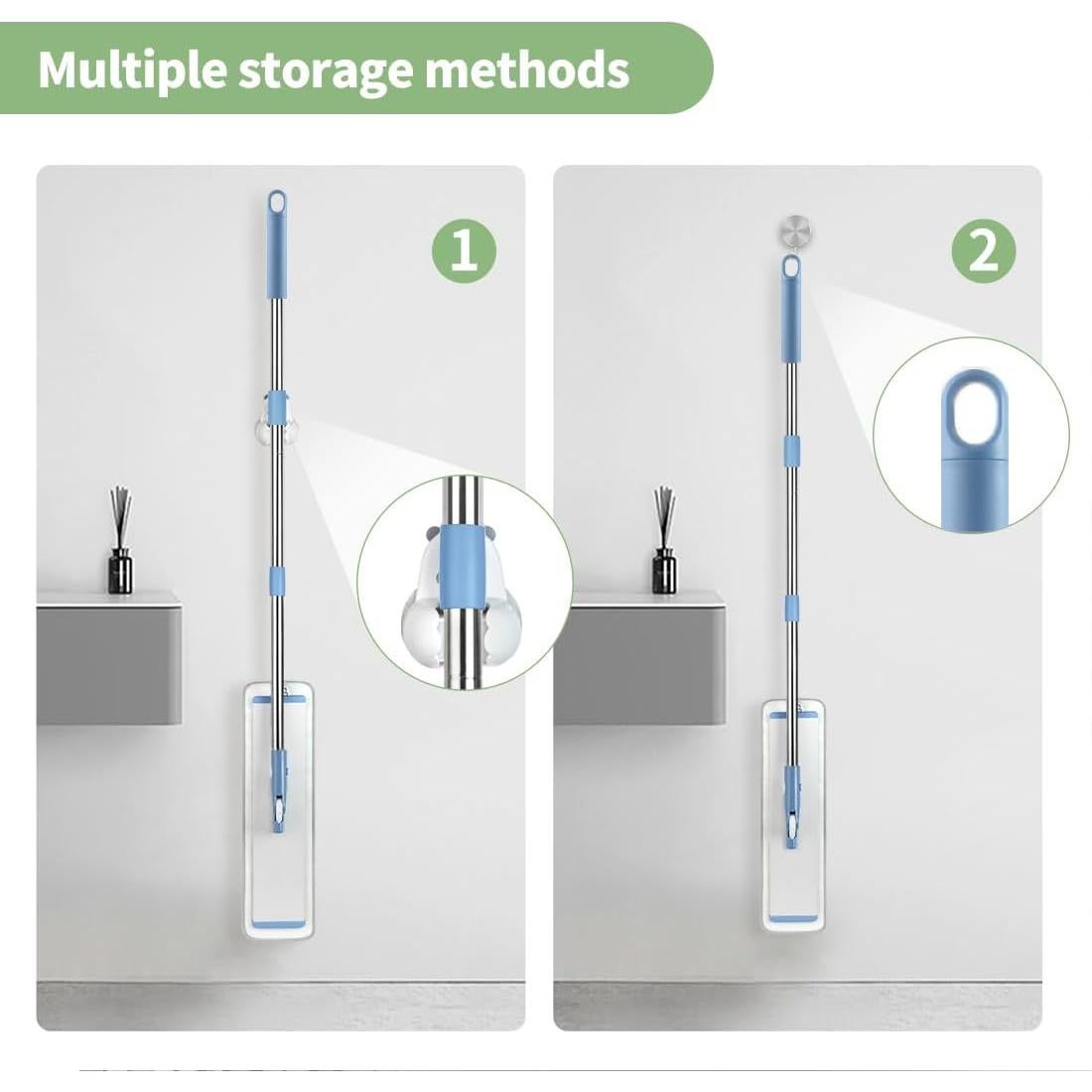 Sistema de limpieza mopas microfibra CQT 45,72 cm con 4 almohadillas