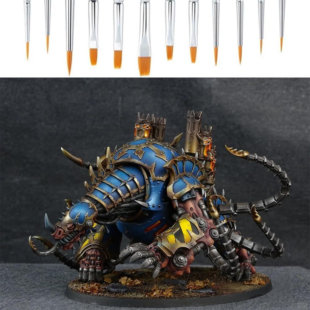 Set de Pinceles de Detalle Transon 12 Piezas Nylon