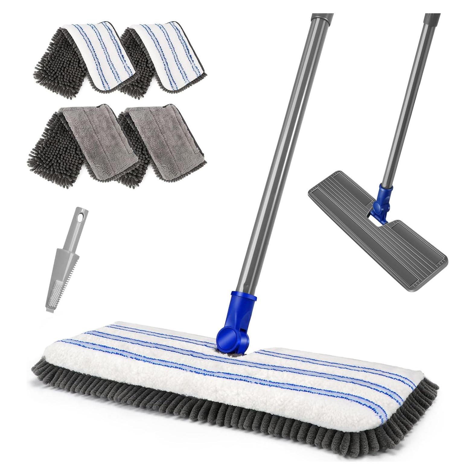 Mopa de Microfibra MASTERTOP con Mango Extensible 114 cm