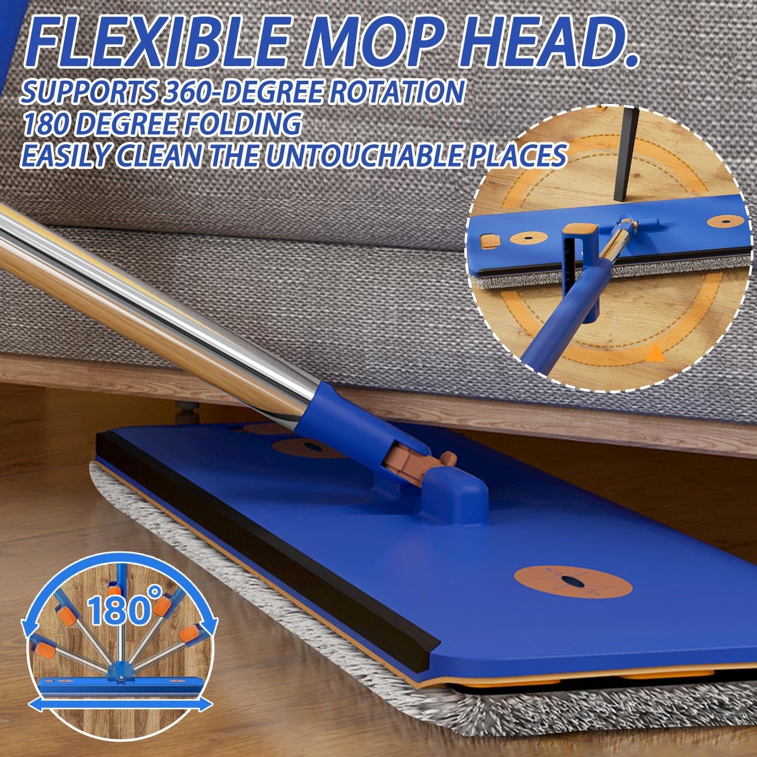 Mopa plana autolimpiable IKIMAKIST 42 cm con 3 almohadillas