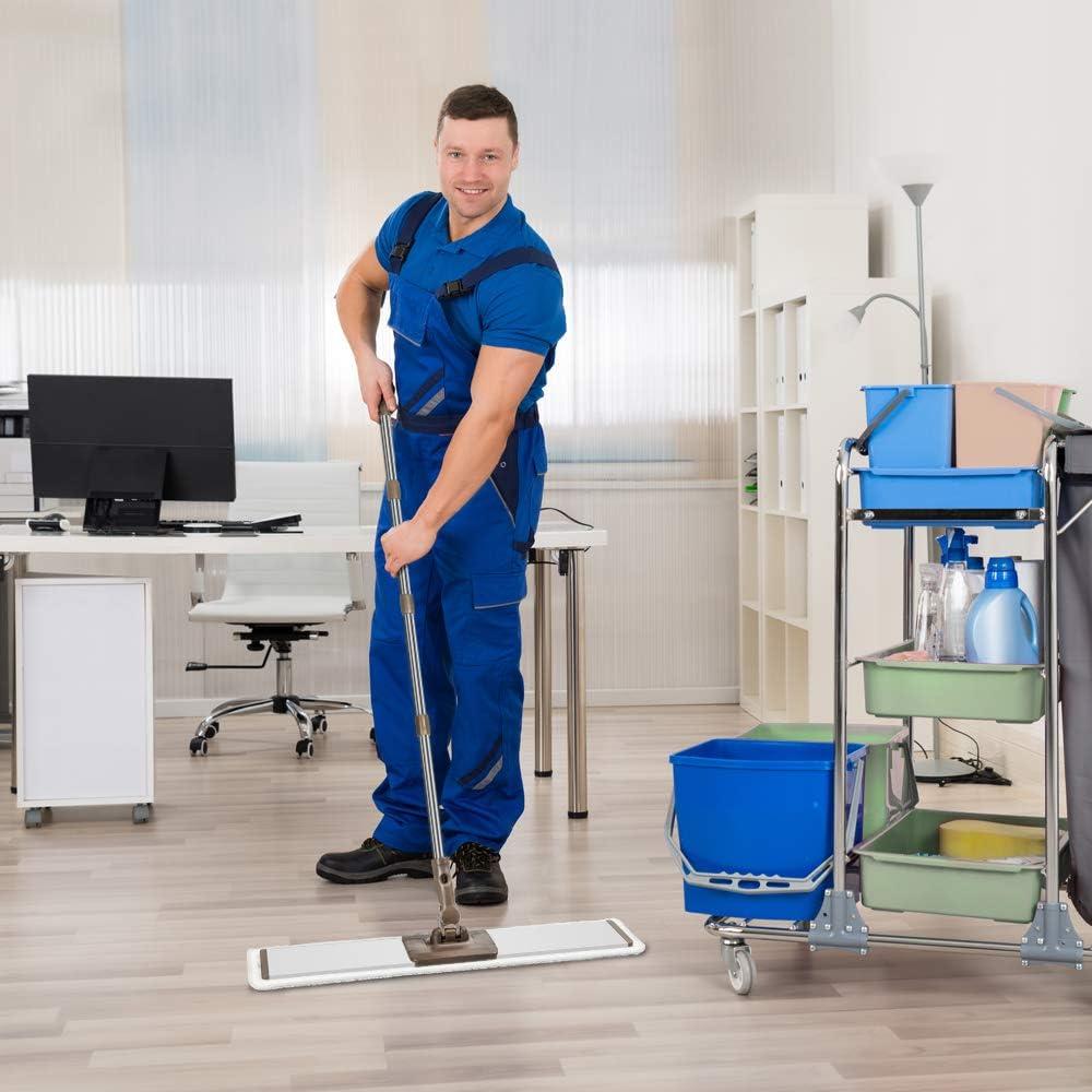 Trapeador de Microfibra CQT 60,96 cm con Mango de Acero