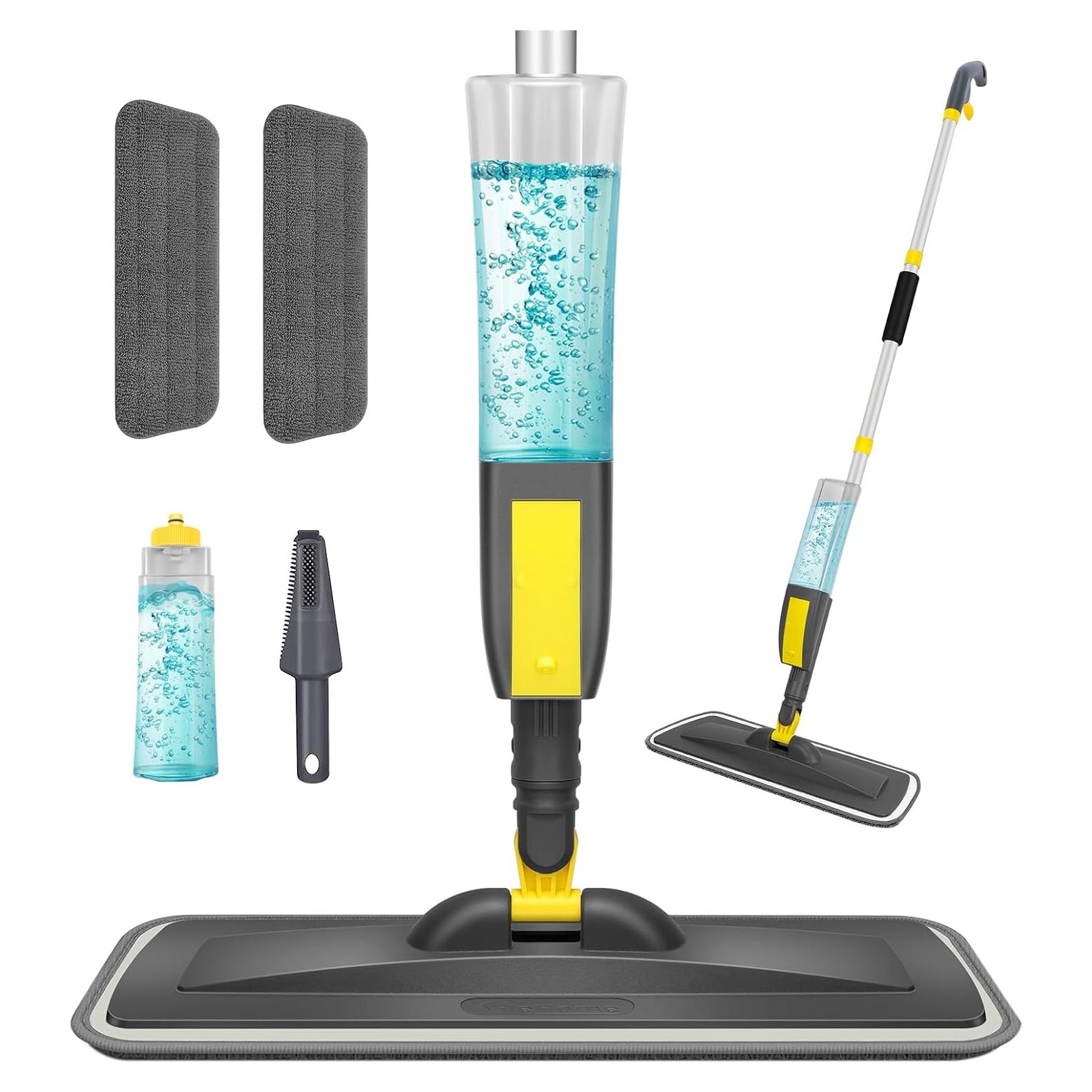 Mop de Spray NileHome con 2 Almohadillas y 400ml