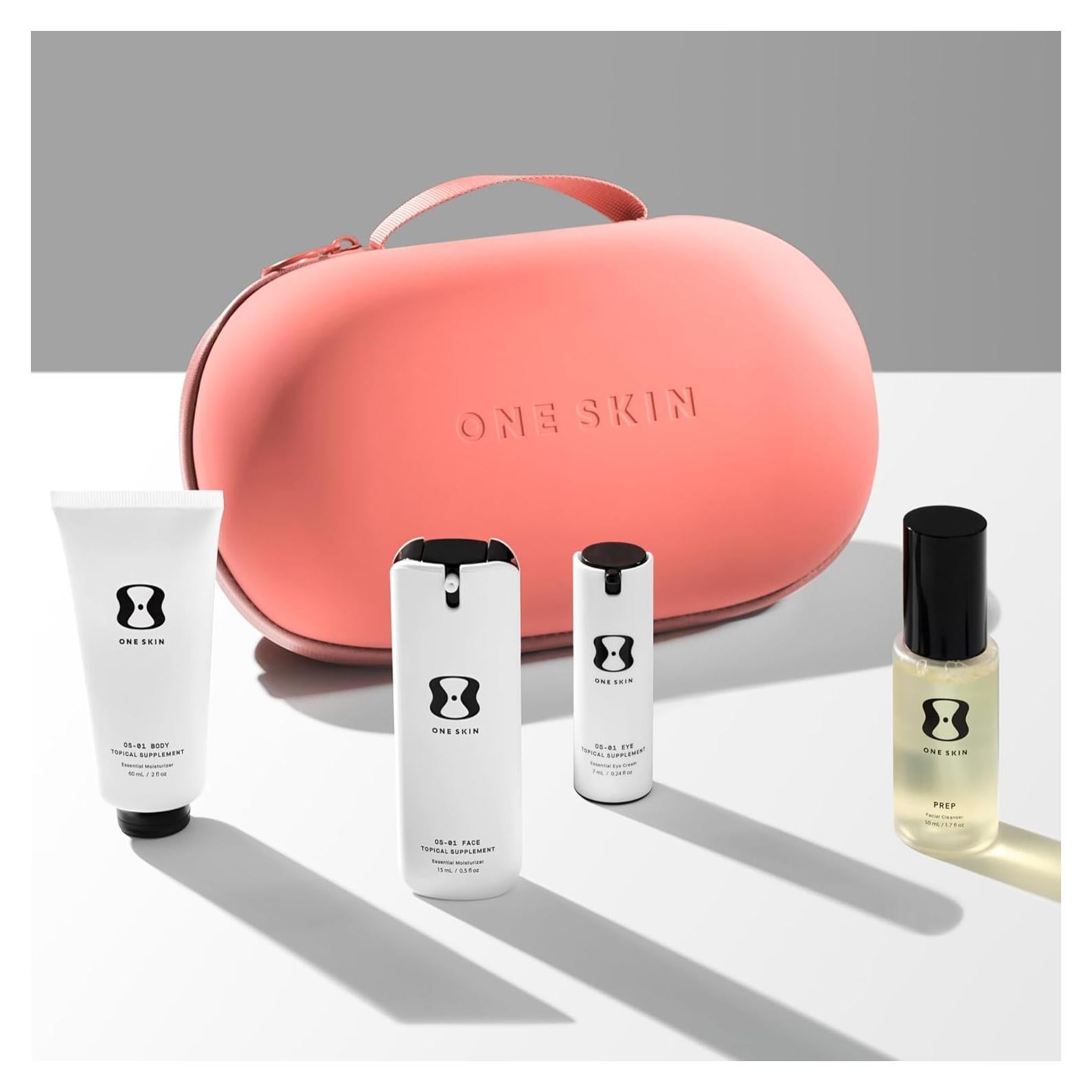 Kit de Viaje OneSkin OS-01 Peptide - Cuidado de Piel Aprobado TSA