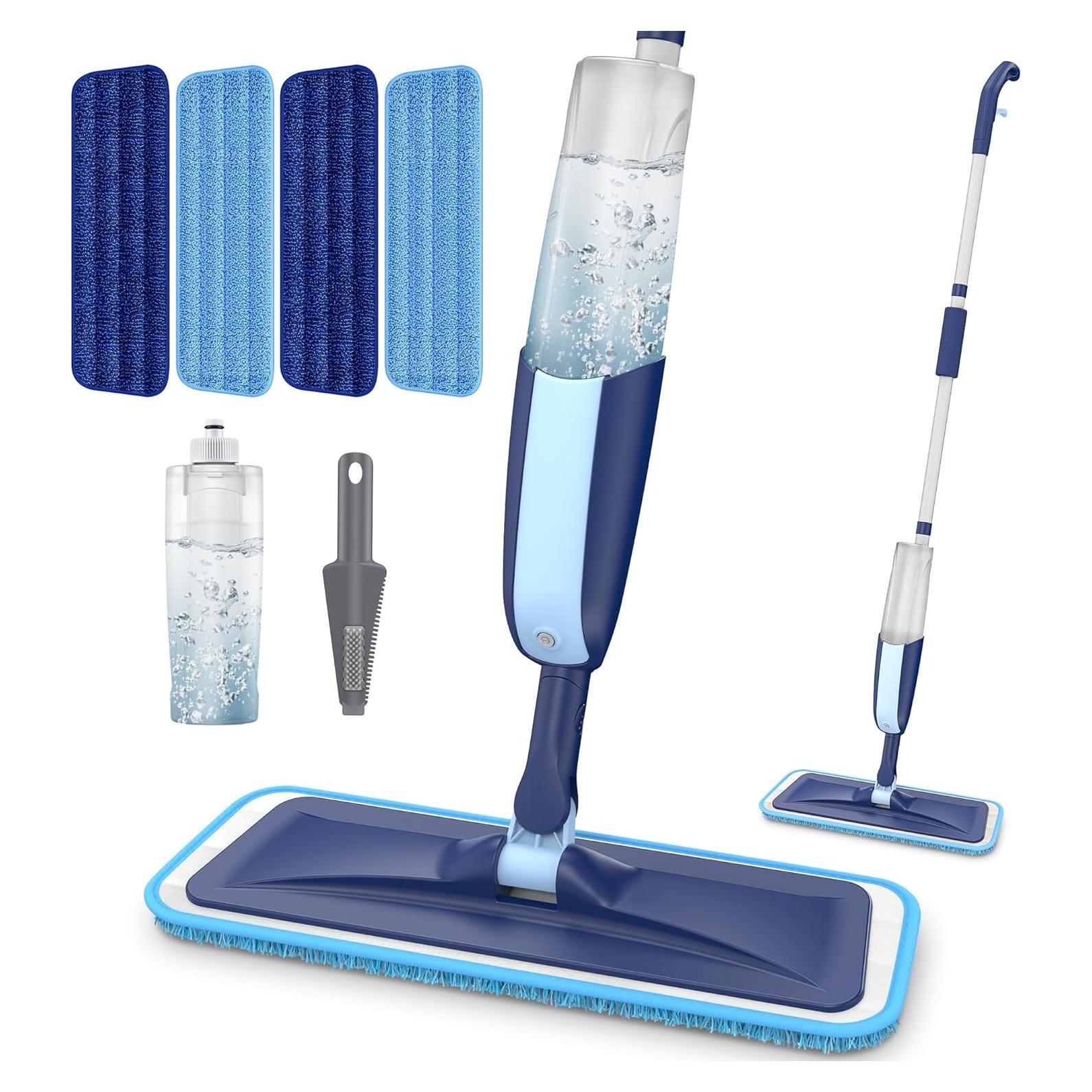 Mop de Spray Húmedo MANGOTIME con Almohadillas Reutilizables