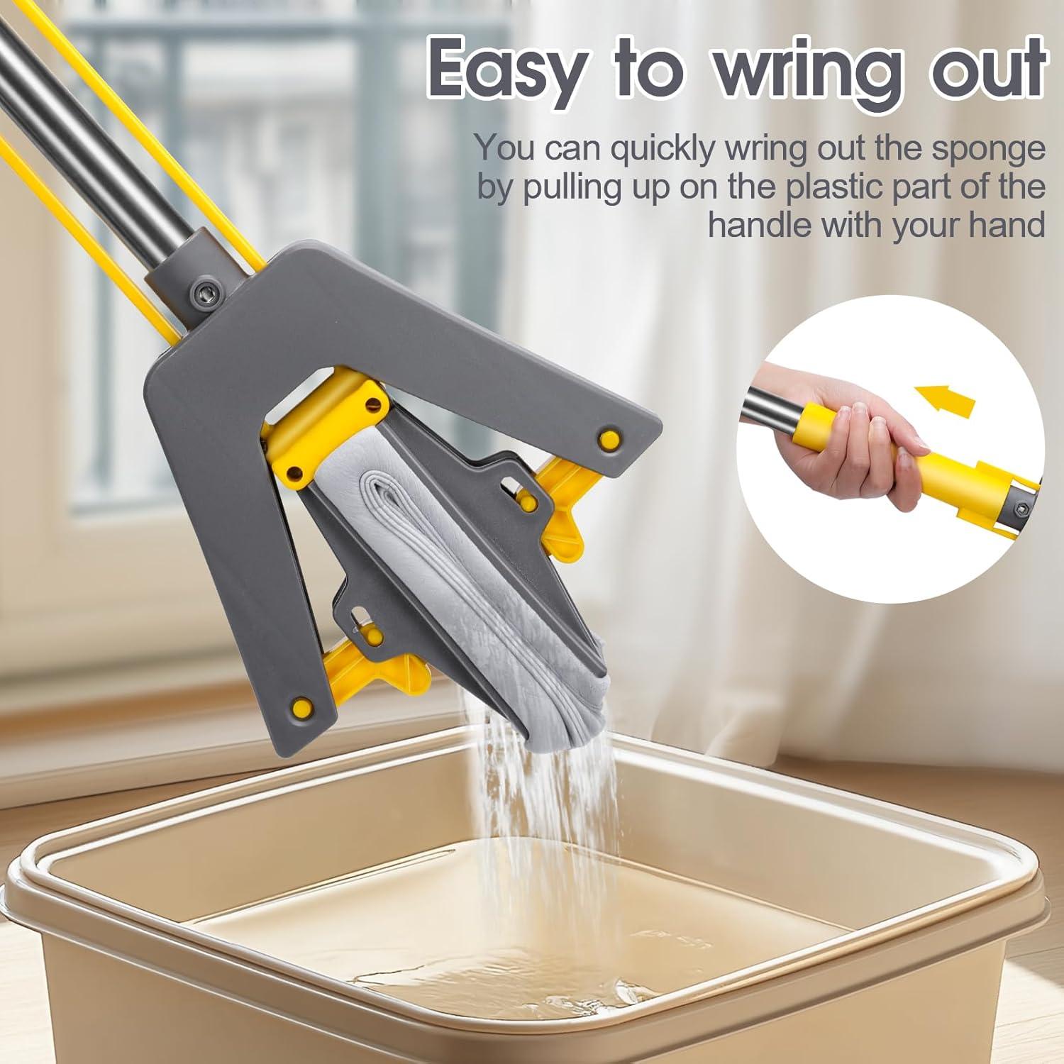 Mop de Esponja Masthome con Rodillo y 3 Recambios PVA