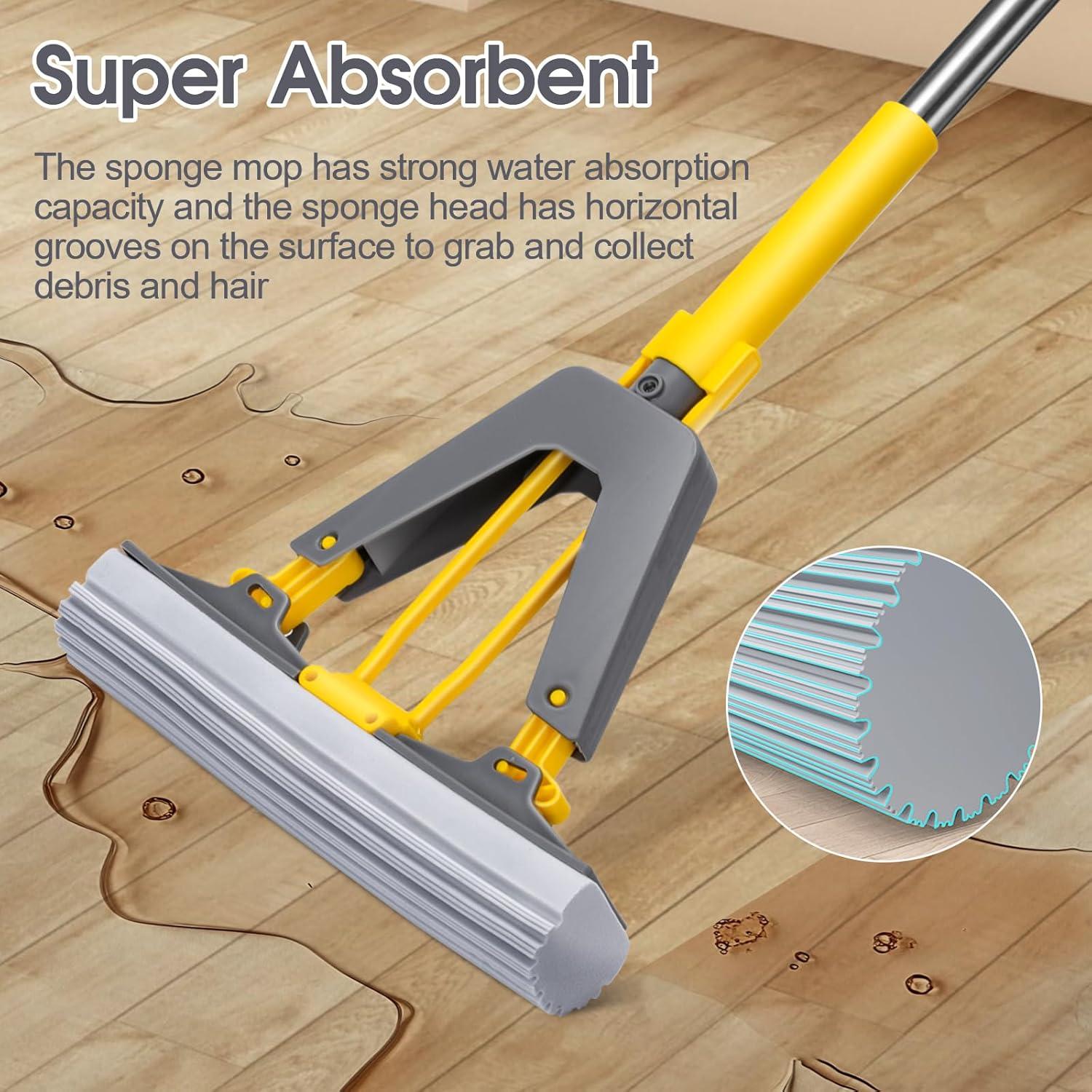 Mop de Esponja Masthome con Rodillo y 3 Recambios PVA