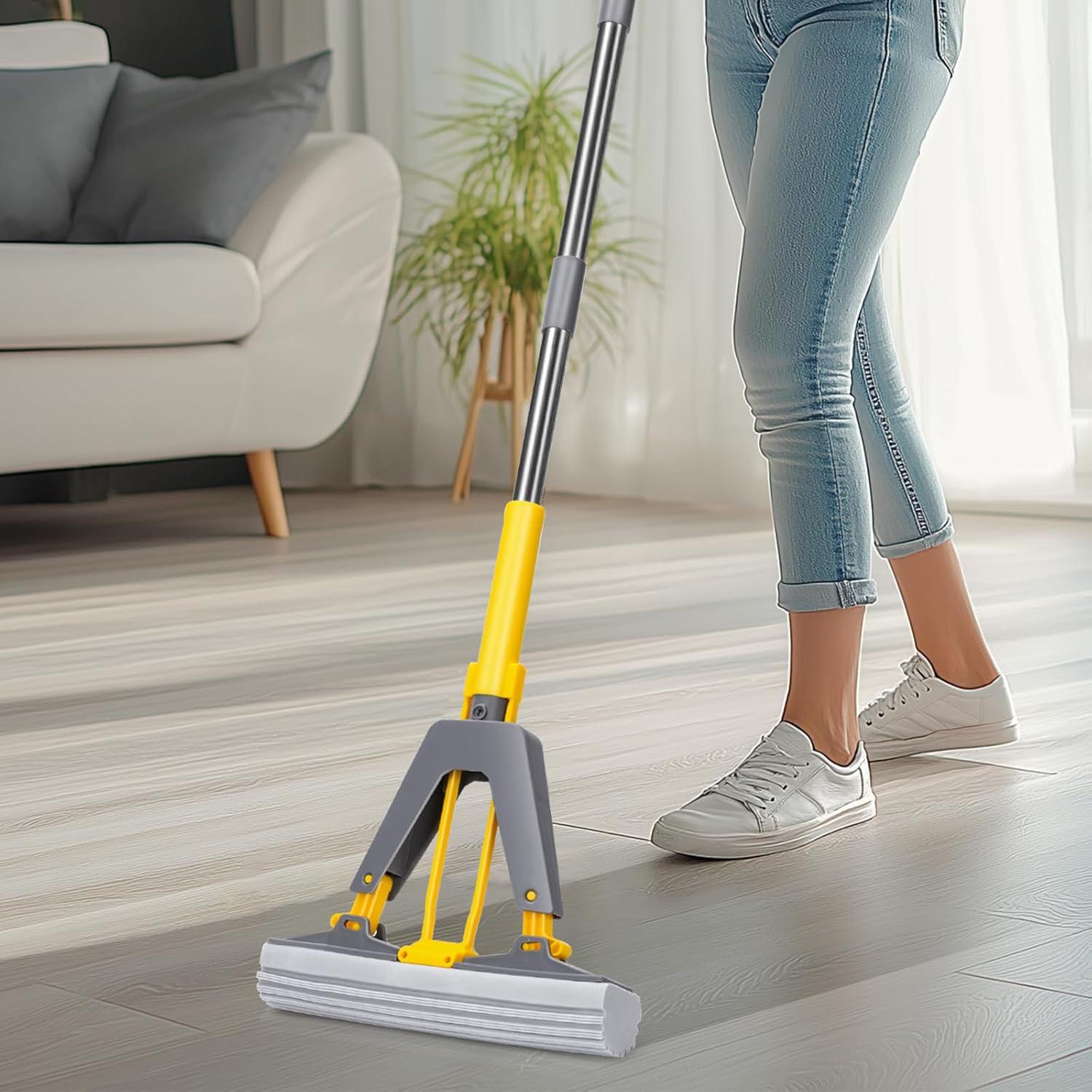 Mop de Esponja Masthome con Rodillo y 3 Recambios PVA