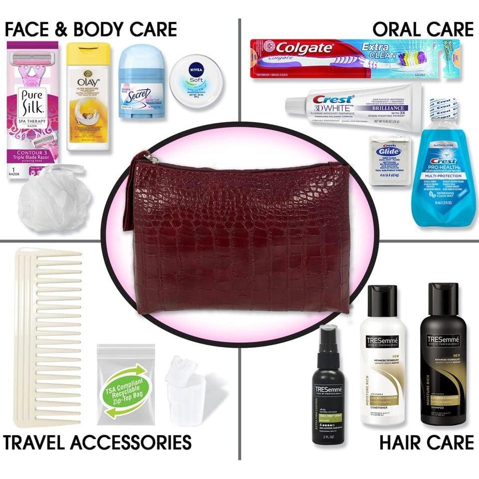 Kit de Viaje 16 Piezas para Mujeres - Tresemme y Olay