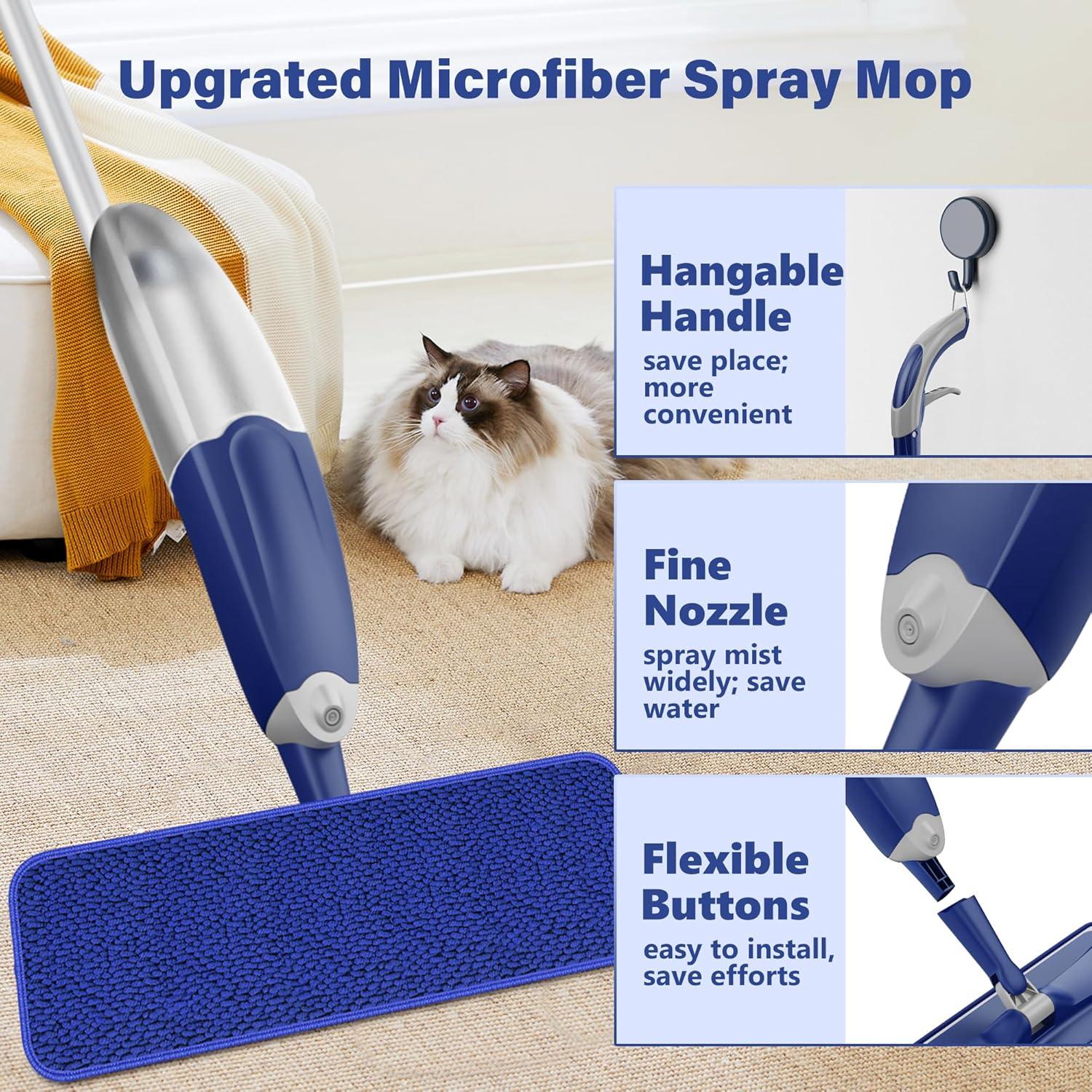 Mopa de Spray ILAVCLEAN 635ml Microfibra para Pisos