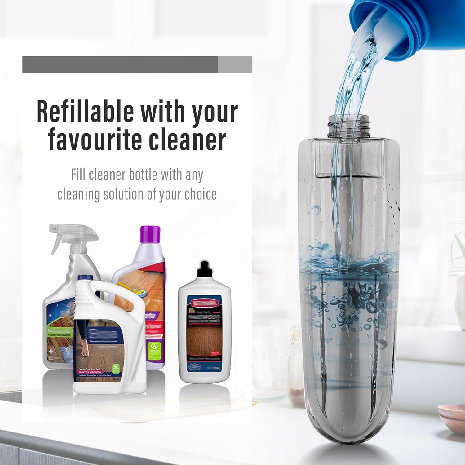 Mopa Spray Zoonlion con Botella Recargable y 3 Paños