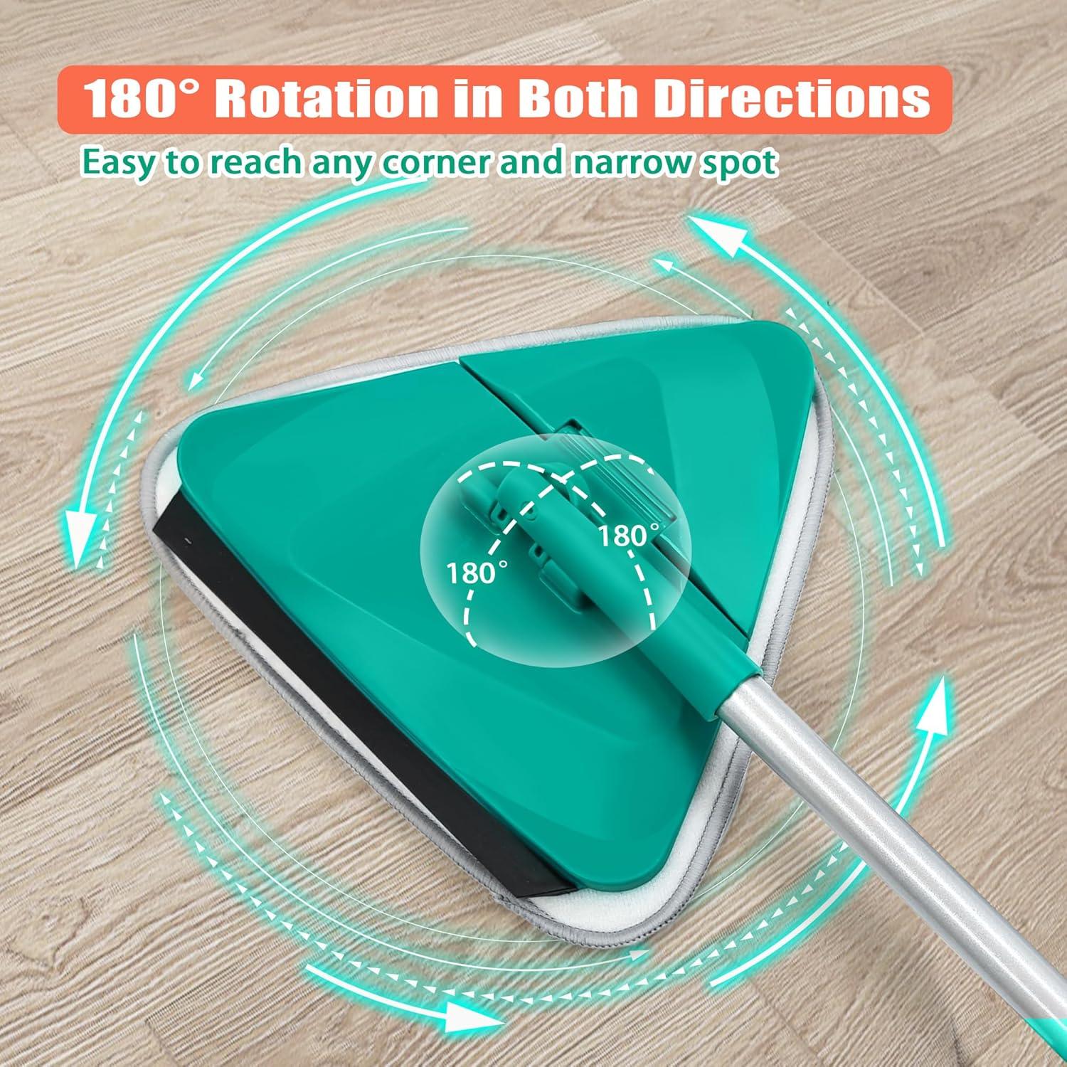 Mopa Limpiadora de Pared JEHONN 208 cm con 6 Almohadillas