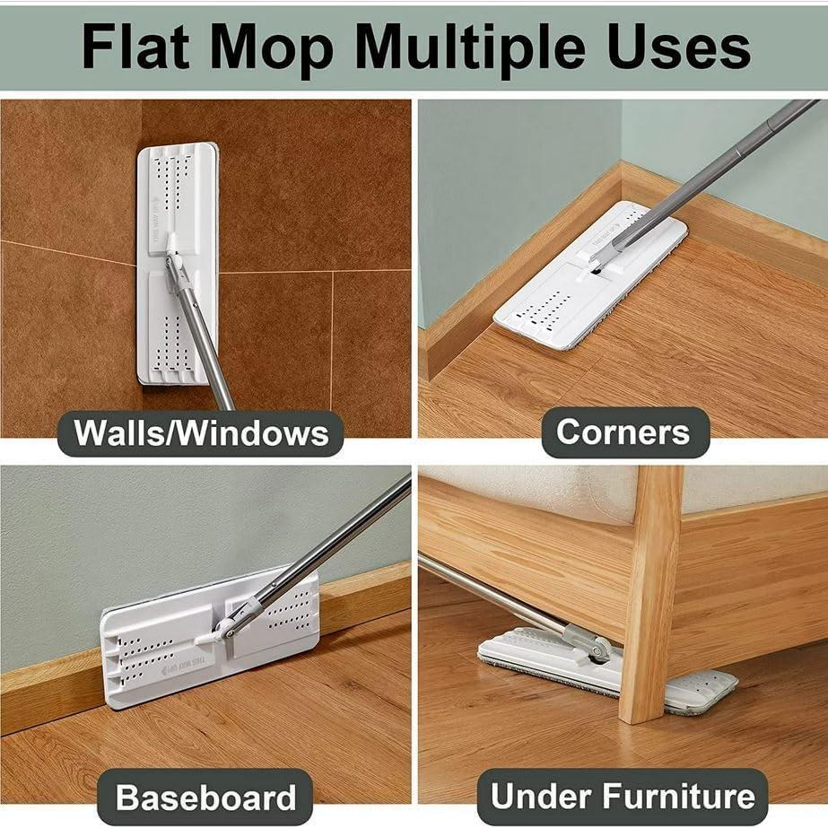 Almohadillas de Microfibra JOYMOOP 33 cm para Mopas Planas - 4 Pcs