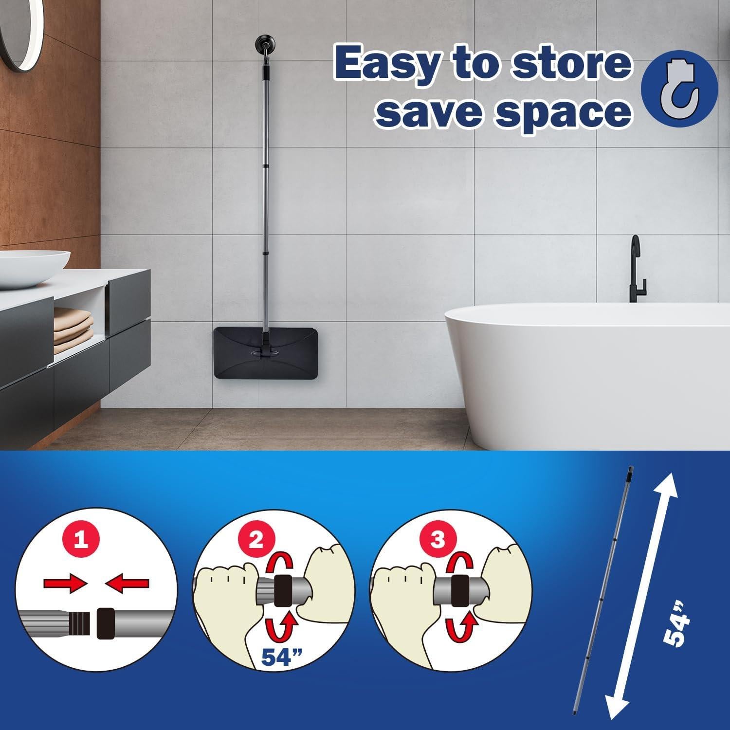 Mopa de Microfibra Matthew 38x20 cm Reutilizable 3 Recargas