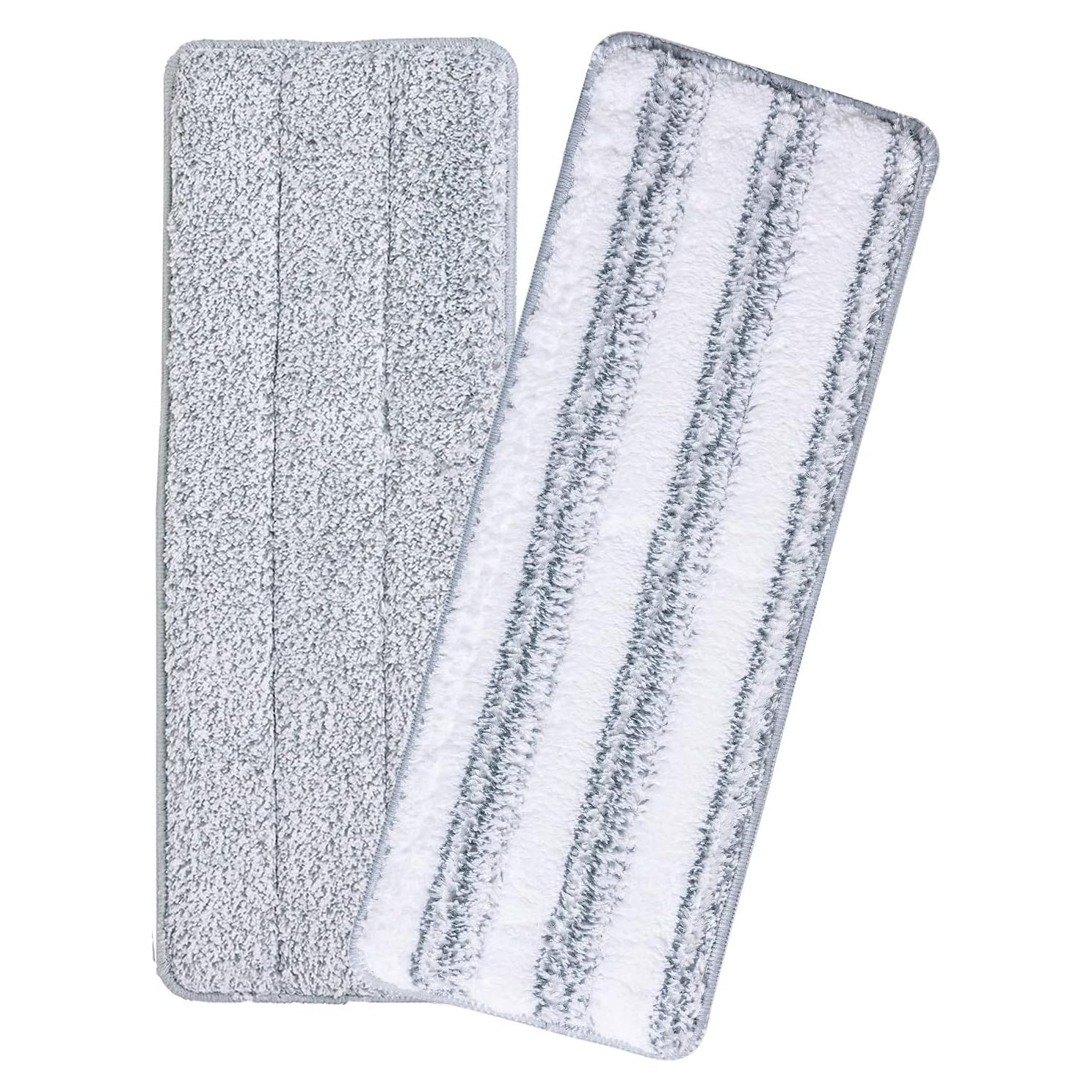 Cabeza de Mopa Plano Oshang Microfibra 33x12.5cm Blanco/Gris