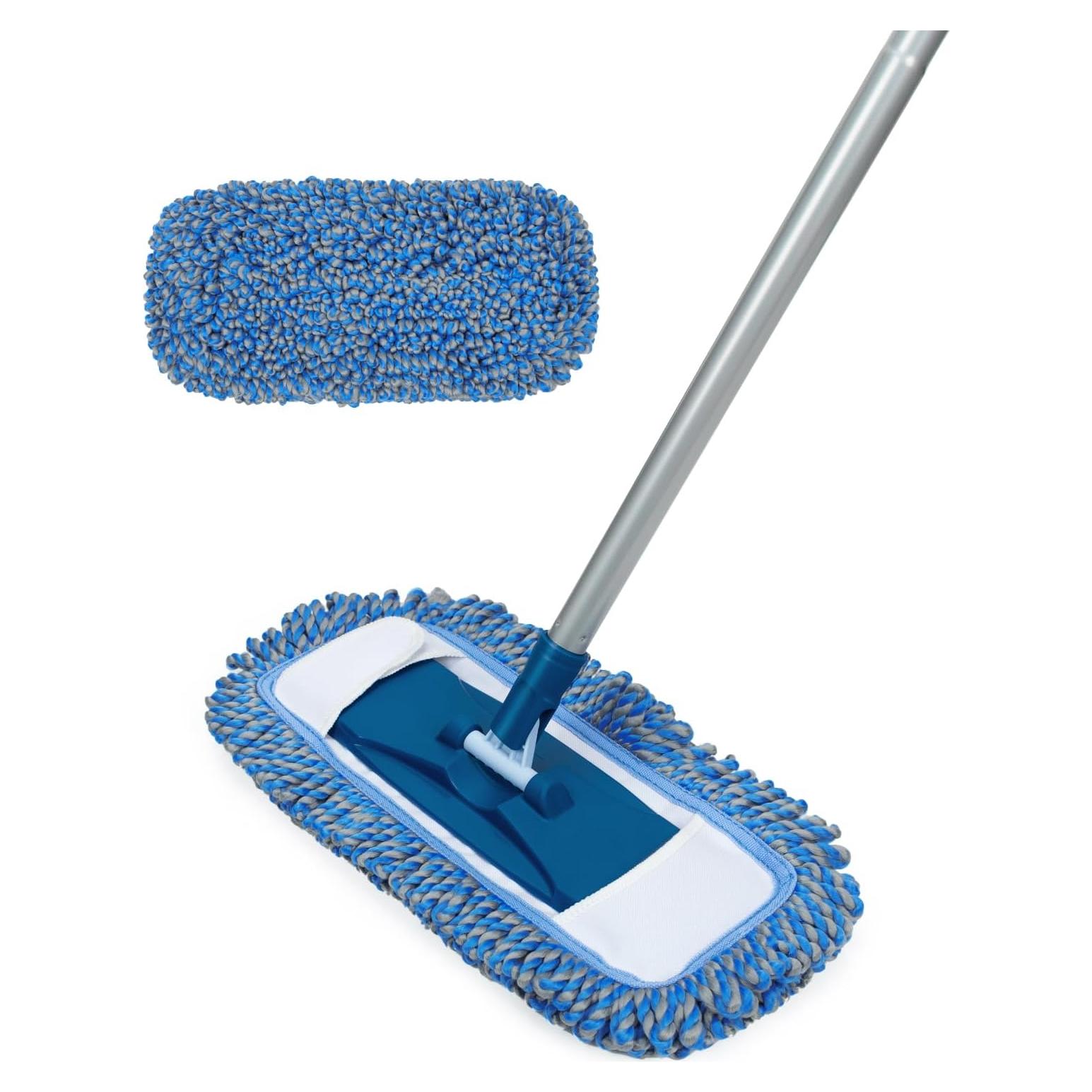 Mopa de Polvo MAVRIZ 147 cm Microfibra Rotativa 360°