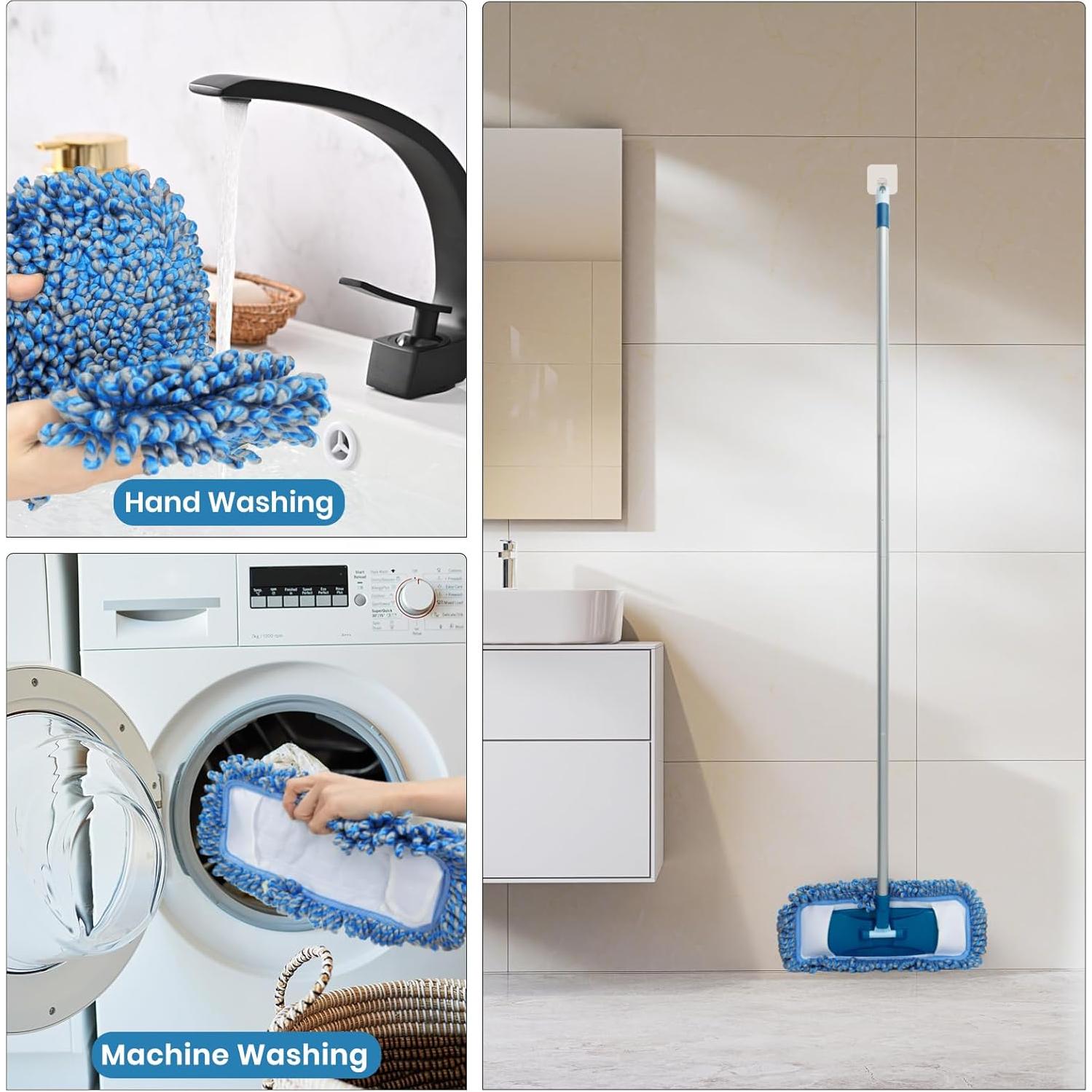 Mopa de Polvo MAVRIZ 147 cm Microfibra Rotativa 360°