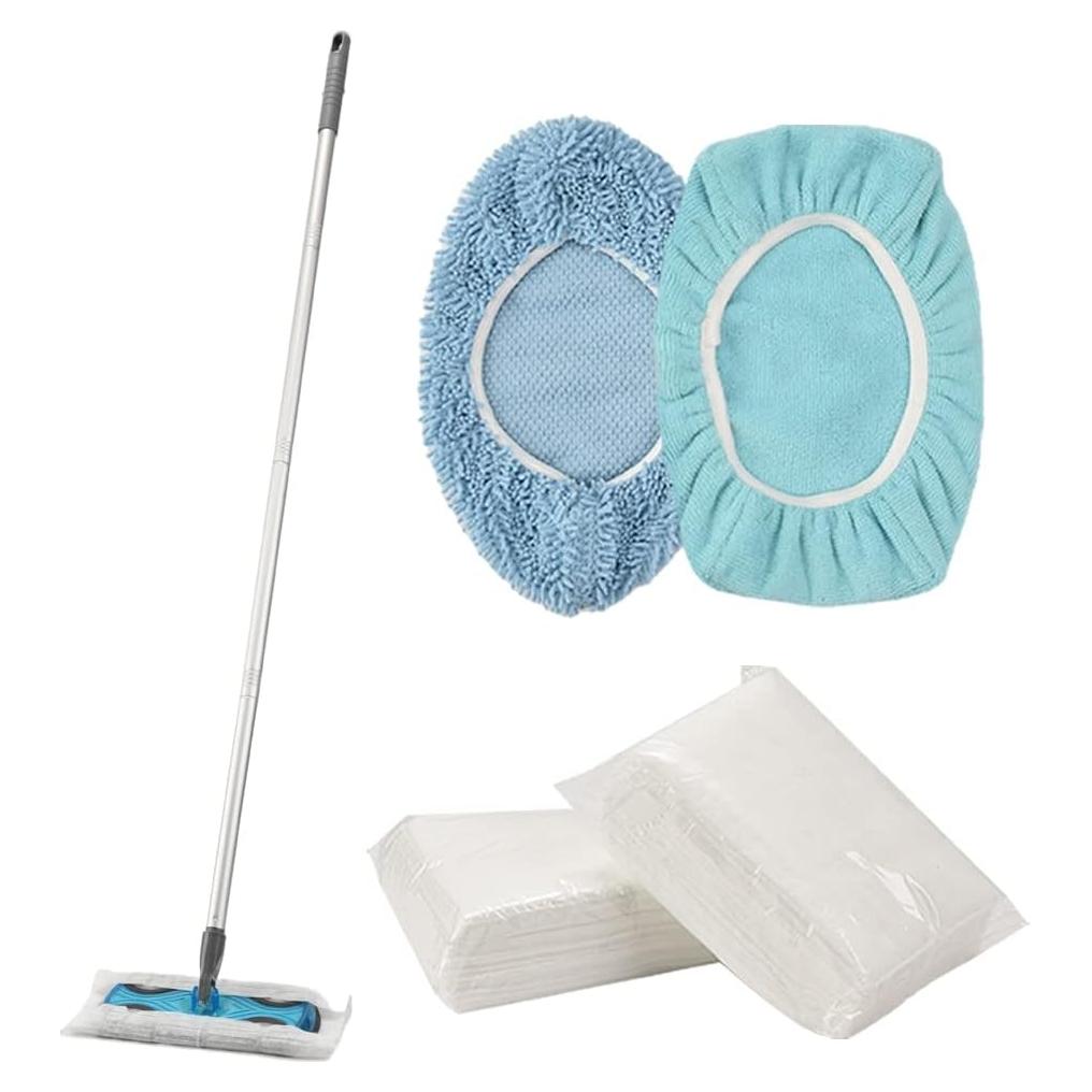 Mopa Plana Layers con 2 Paños Reutilizables y 30 Desechables