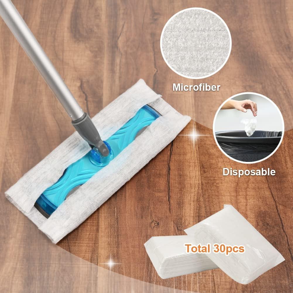 Mopa Plana Layers con 2 Paños Reutilizables y 30 Desechables