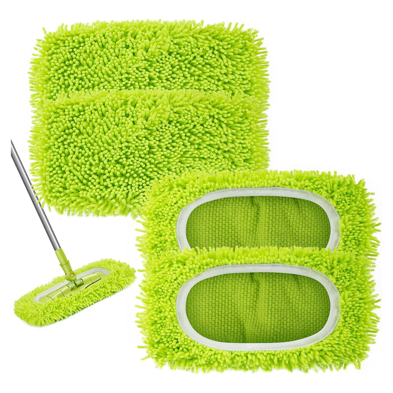 Paños de Mopa Reutilizables Unoutur 4PCS Microfibra