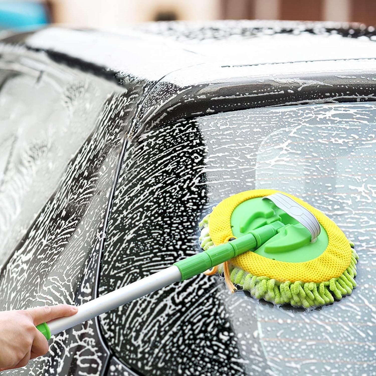 Mopa de Lavado de Autos XICHETUOBA 120 cm 2 en 1 Microfibra